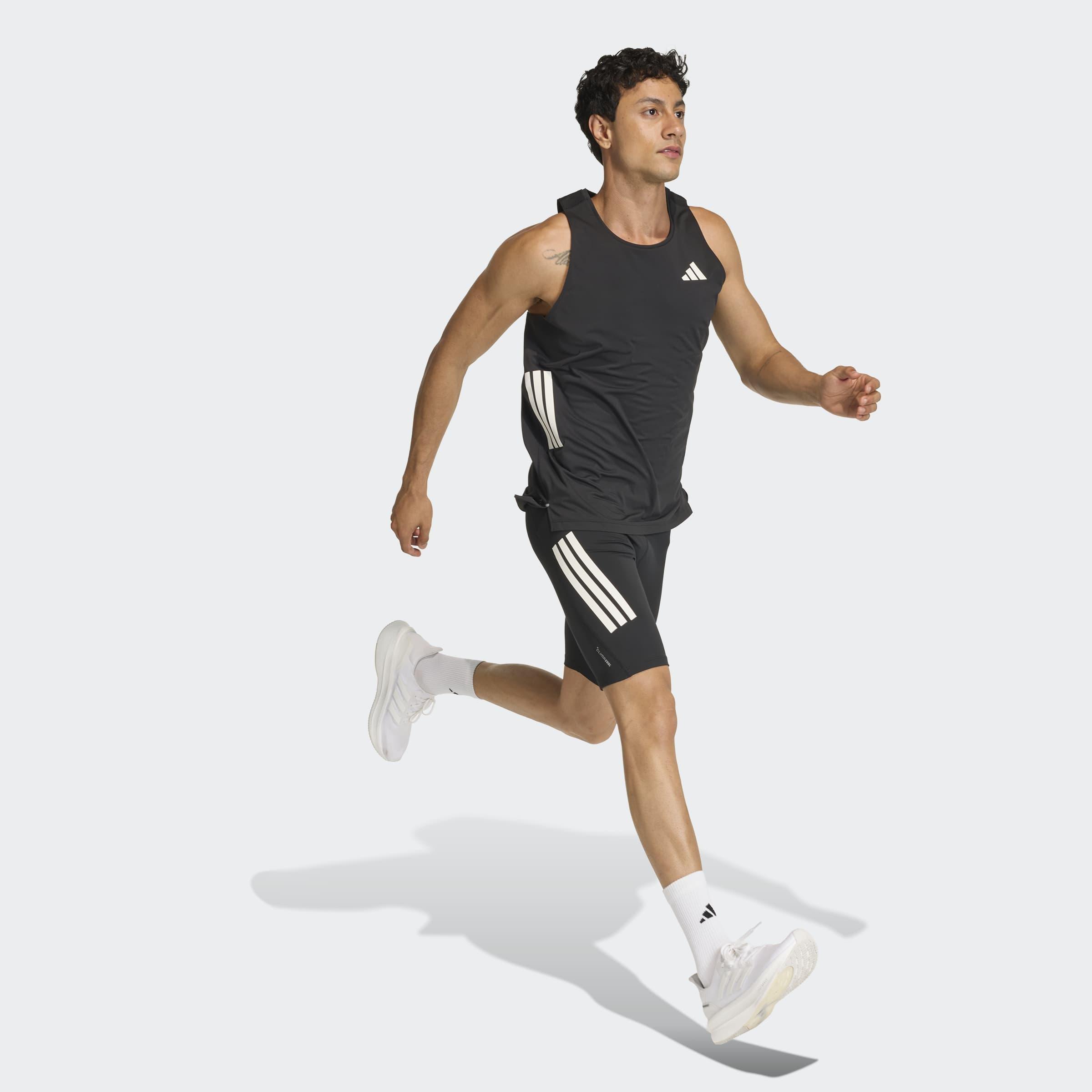 adi365 CLIMACOOL running tank top, Black, A701_ONE, large image number 5