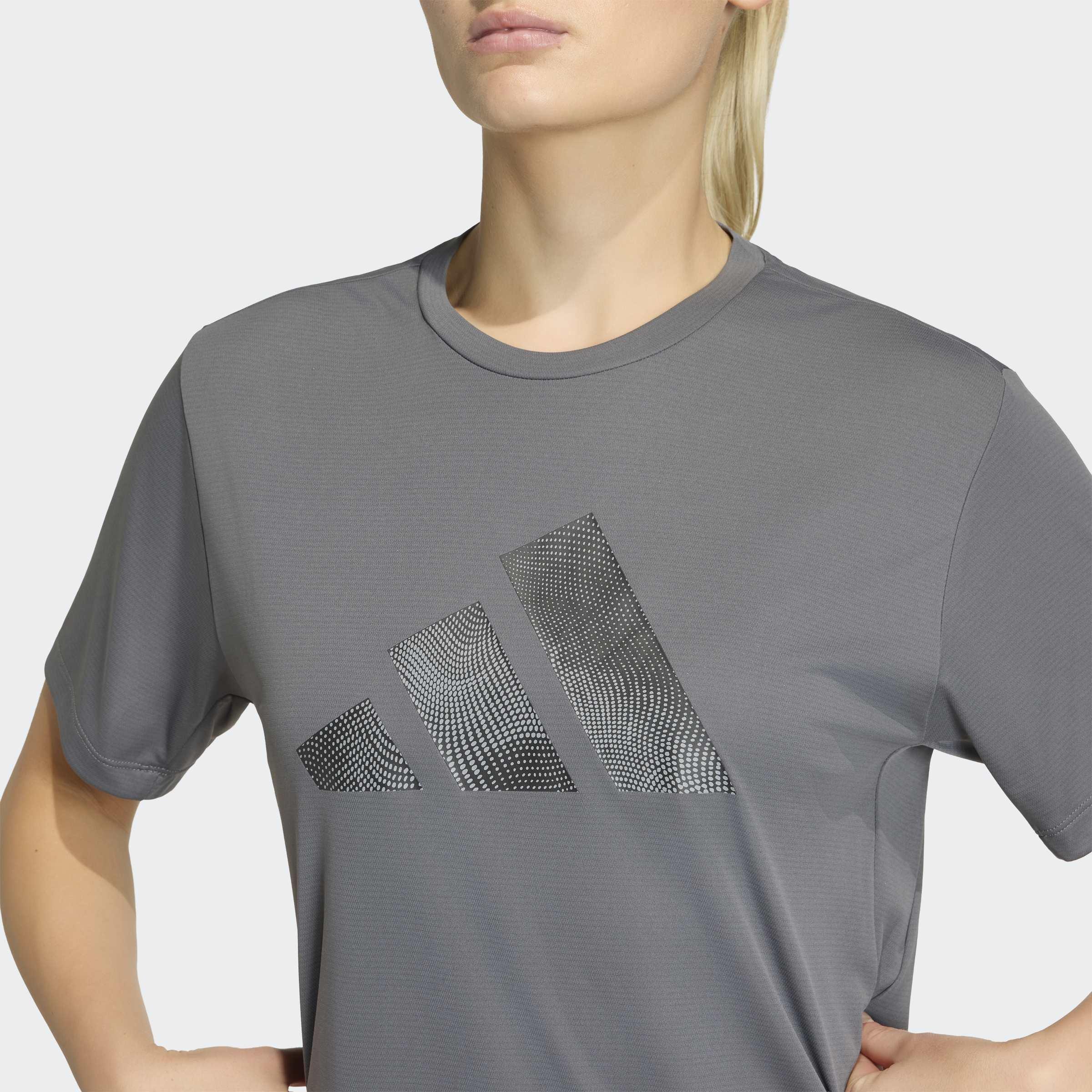 adi365 Running Essentials Brand Love T-shirt, Grey, A701_ONE, large image number 3