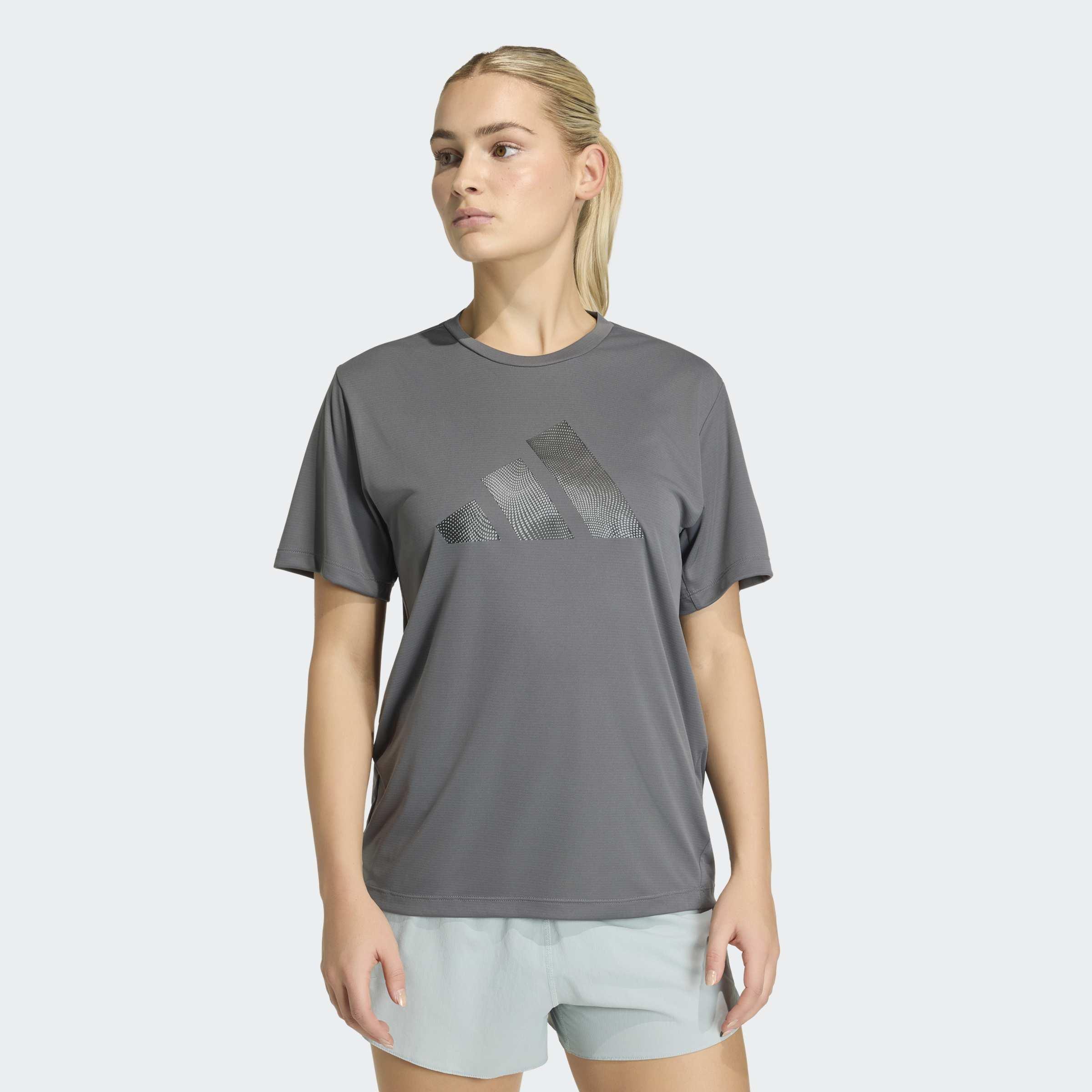 adi365 Running Essentials Brand Love T-shirt, Grey, A701_ONE, large image number 4