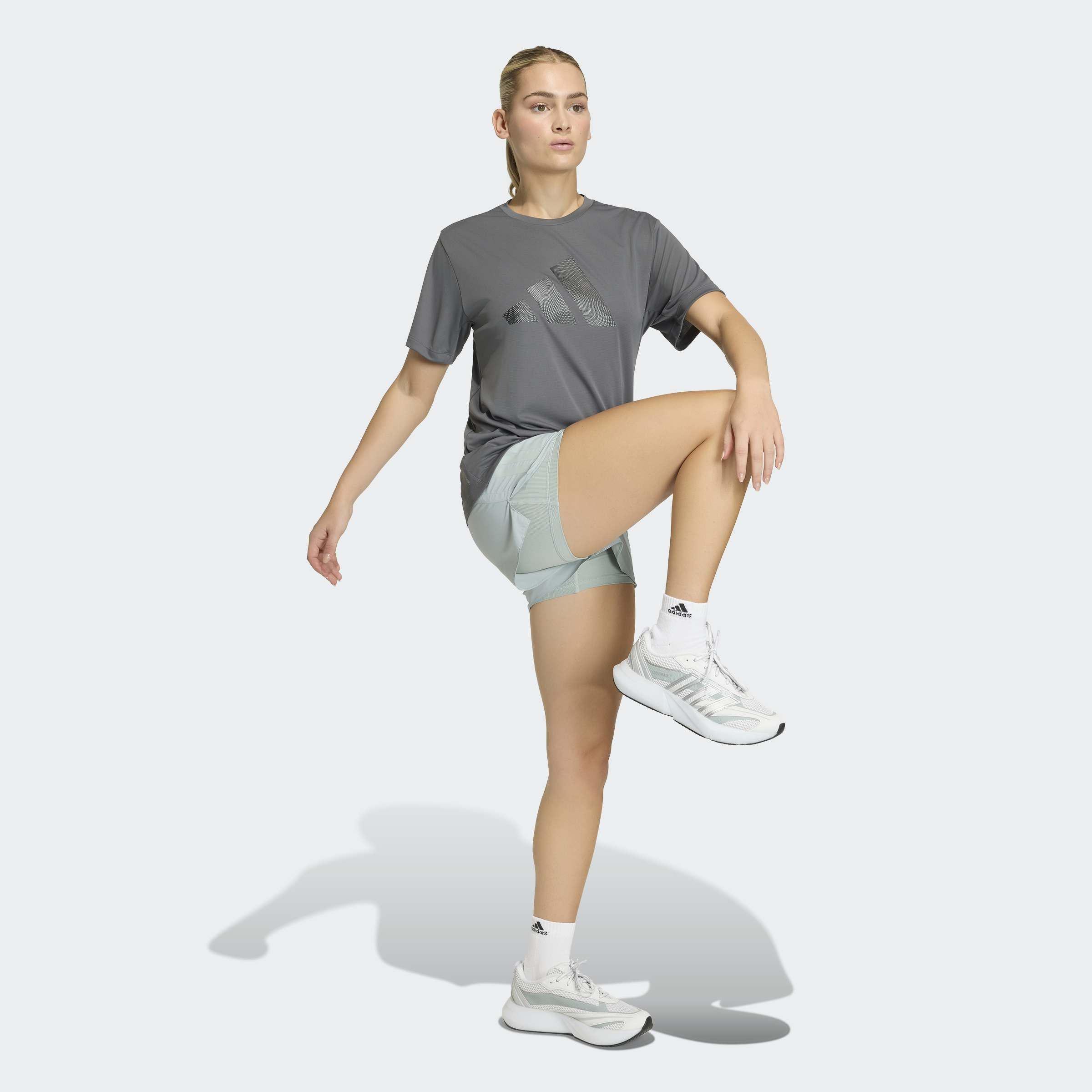 adi365 Running Essentials Brand Love T-shirt, Grey, A701_ONE, large image number 5