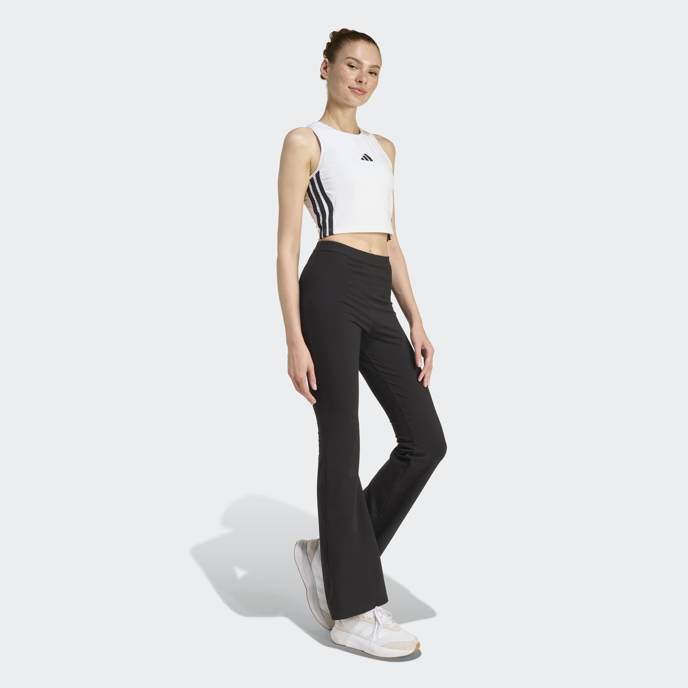 Essentials 3-Stripes Padded Tank, White, A701_ONE, large image number 3