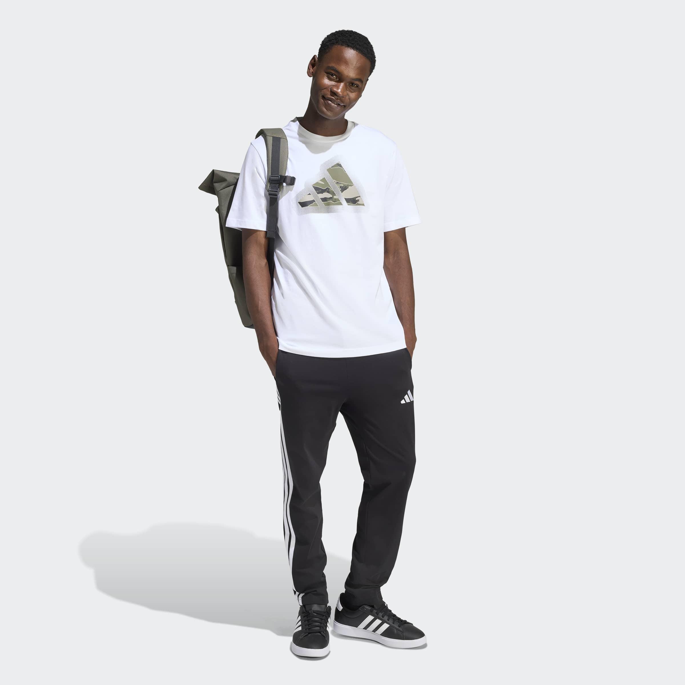 Camo Modern Logo Graphic T-Shirt, White, A701_ONE, large image number 5