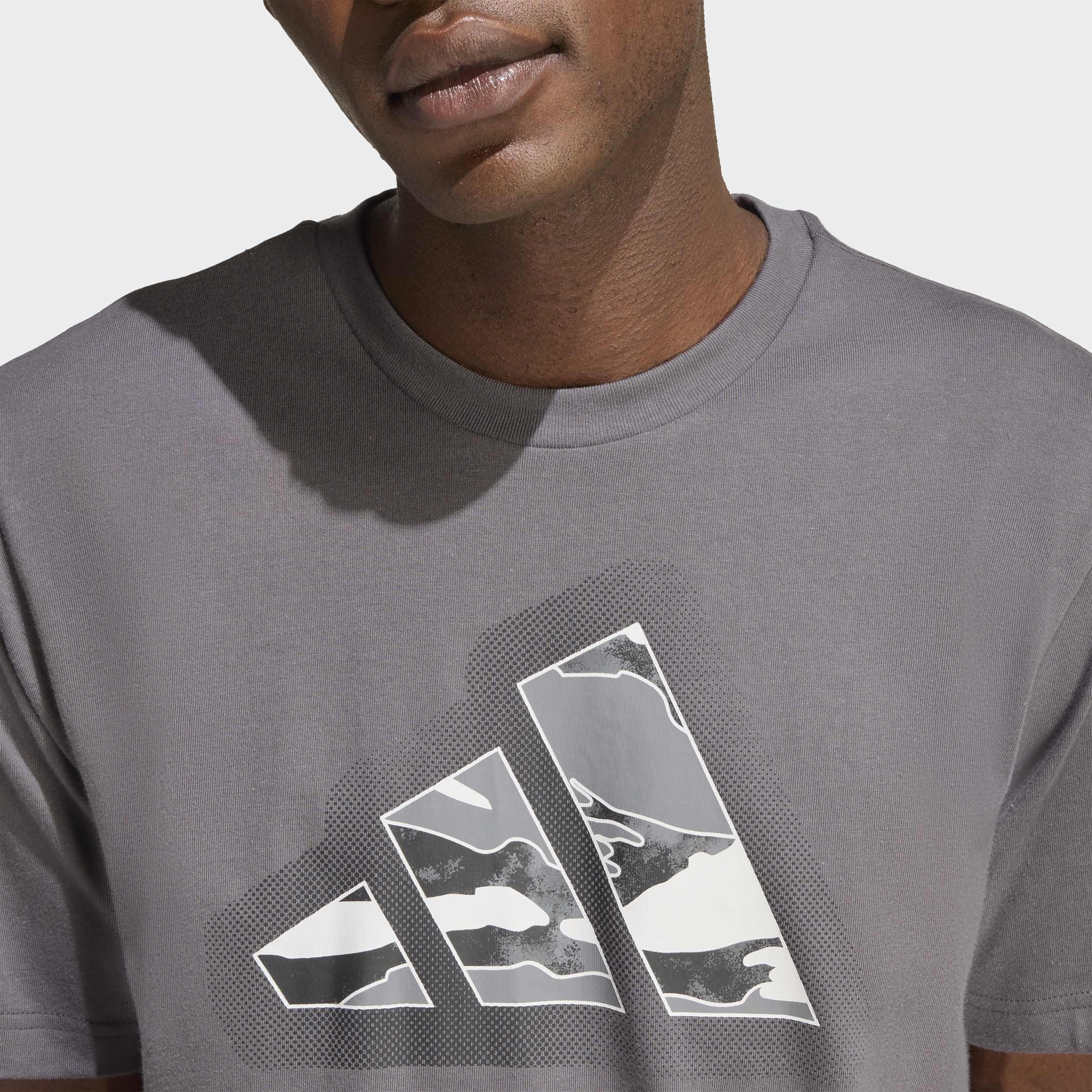 Camo Modern Logo Graphic T-Shirt, Grey, A701_ONE, large image number 2