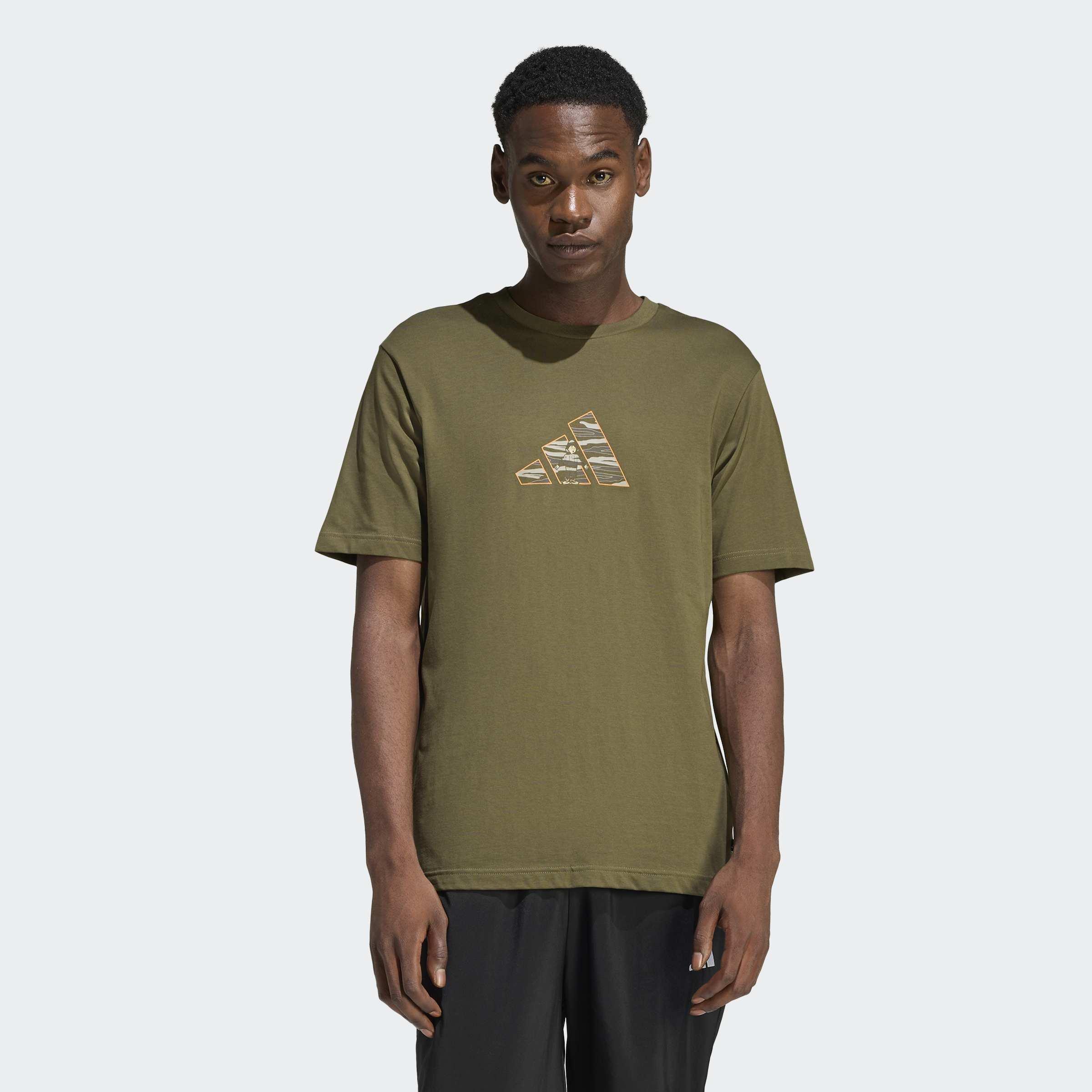 Camo Explorer Graphic T-Shirt, Green, A701_ONE, large image number 5