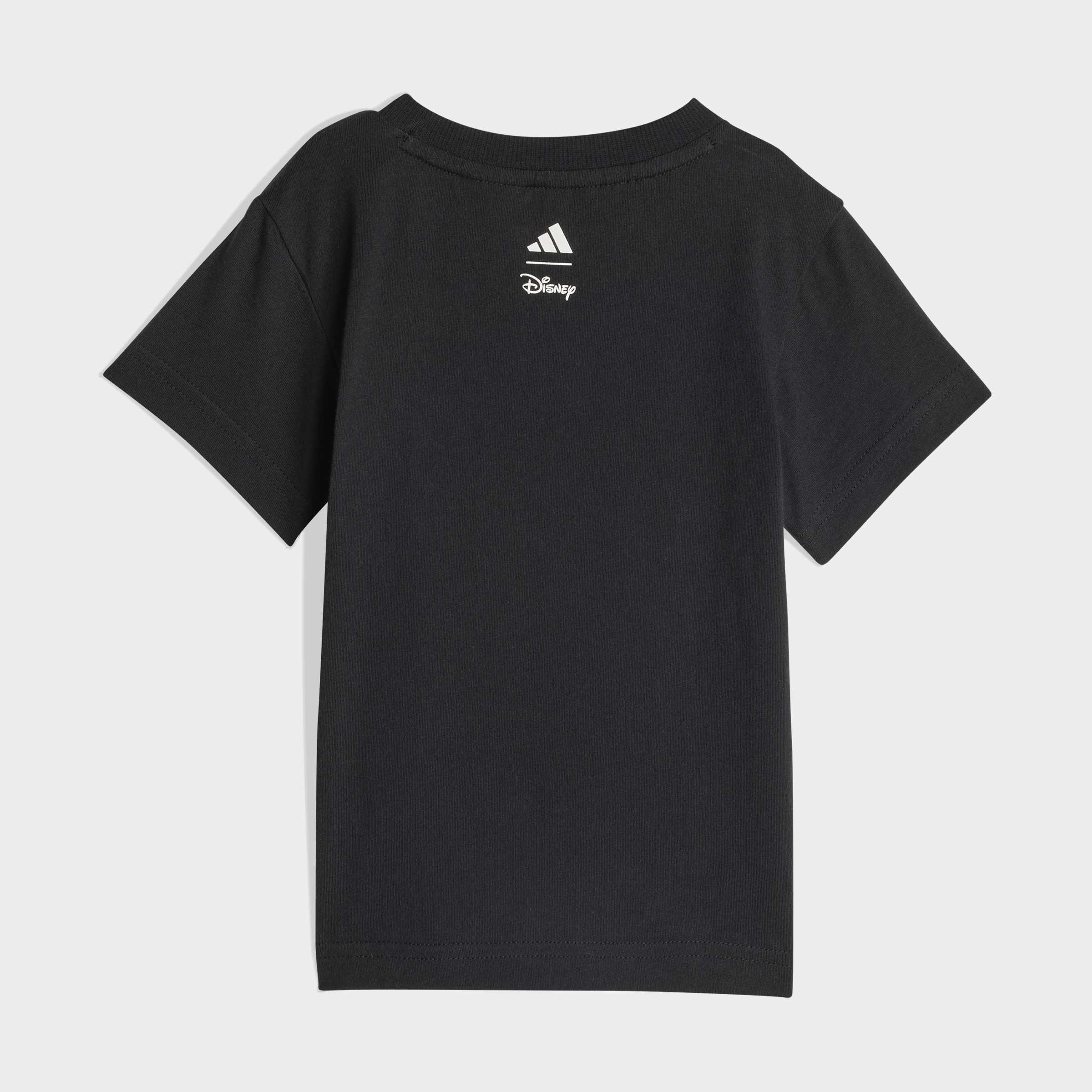 Kids Unisex Adidas Disney Mickey Mouse T-Shirt Set, Black