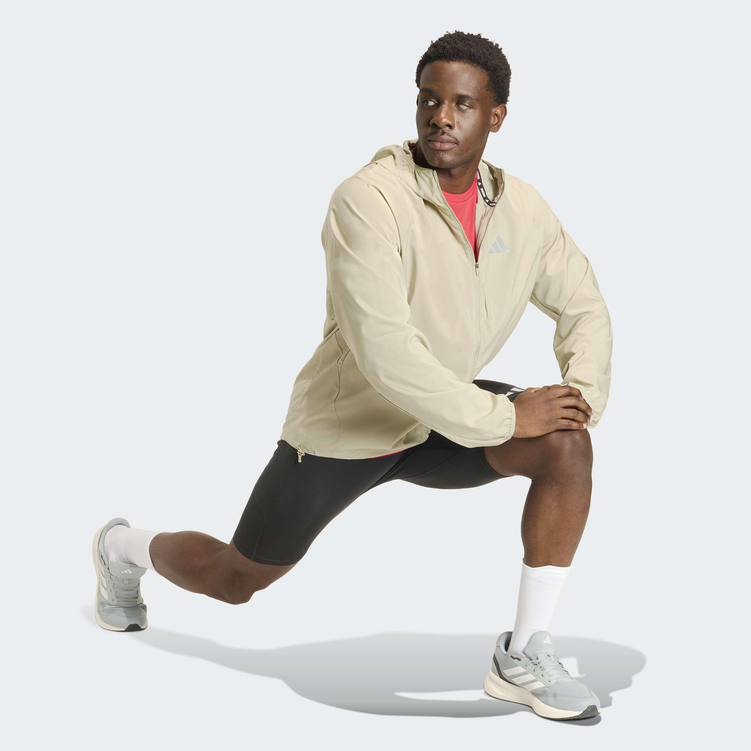 adi365 Running Essentials Jacket, Brown, A701_ONE, large image number 5