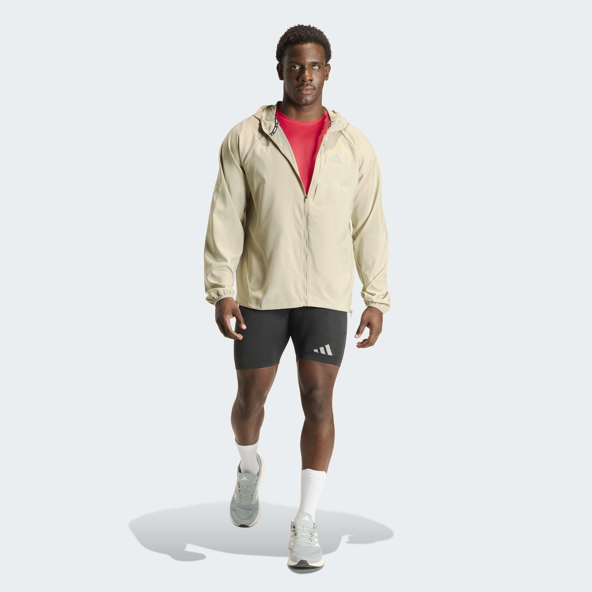 adi365 Running Essentials Jacket, Brown, A701_ONE, large image number 7