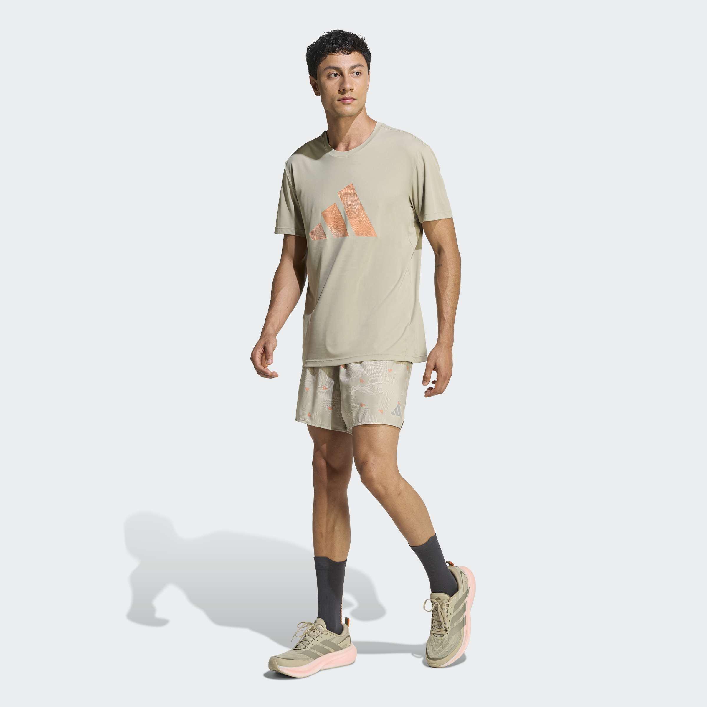 adi365 Running Essentials Brand Love Shorts, Beige, A701_ONE, large image number 6