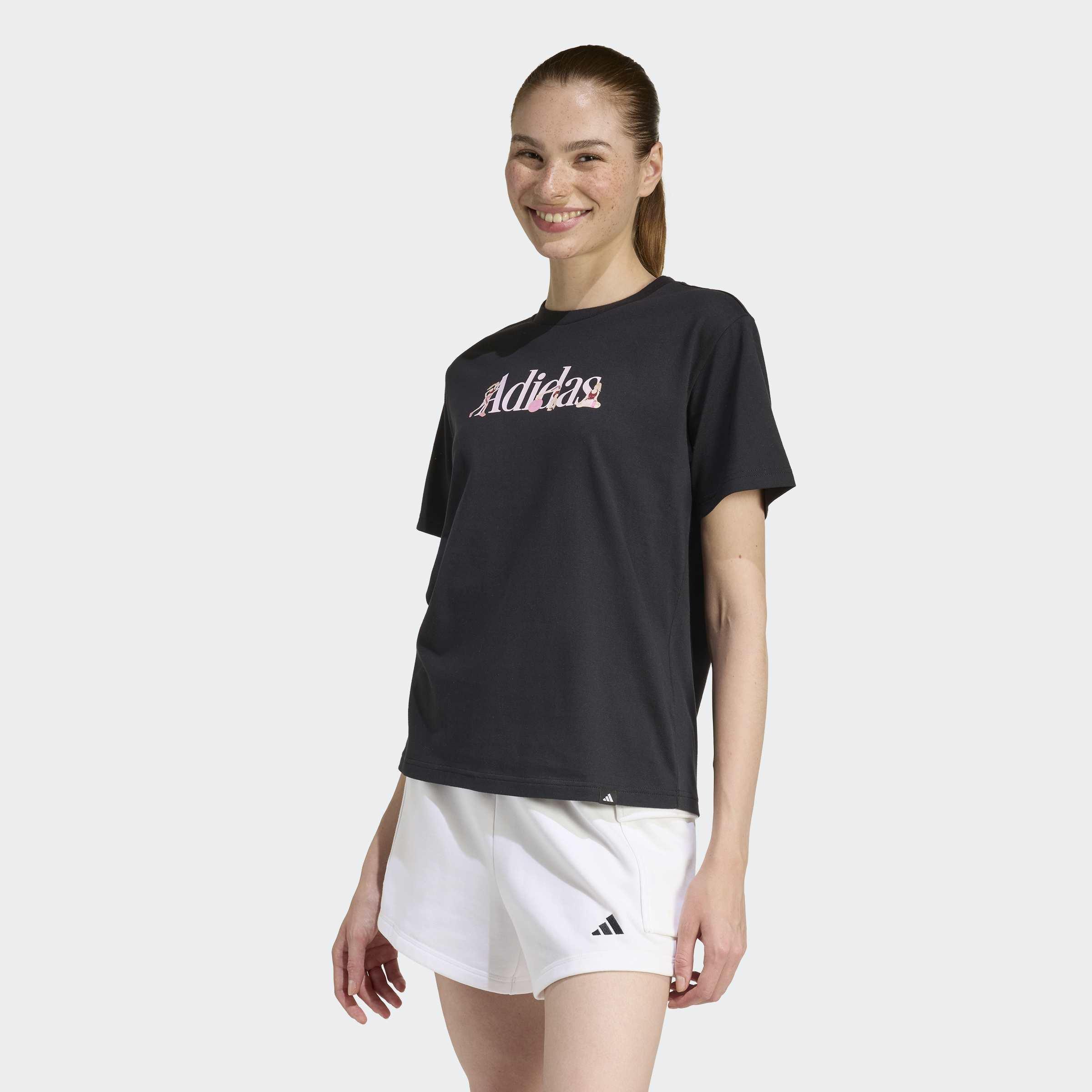 Soft Sports Graphic T-Shirt, Black, A701_ONE, large image number 4