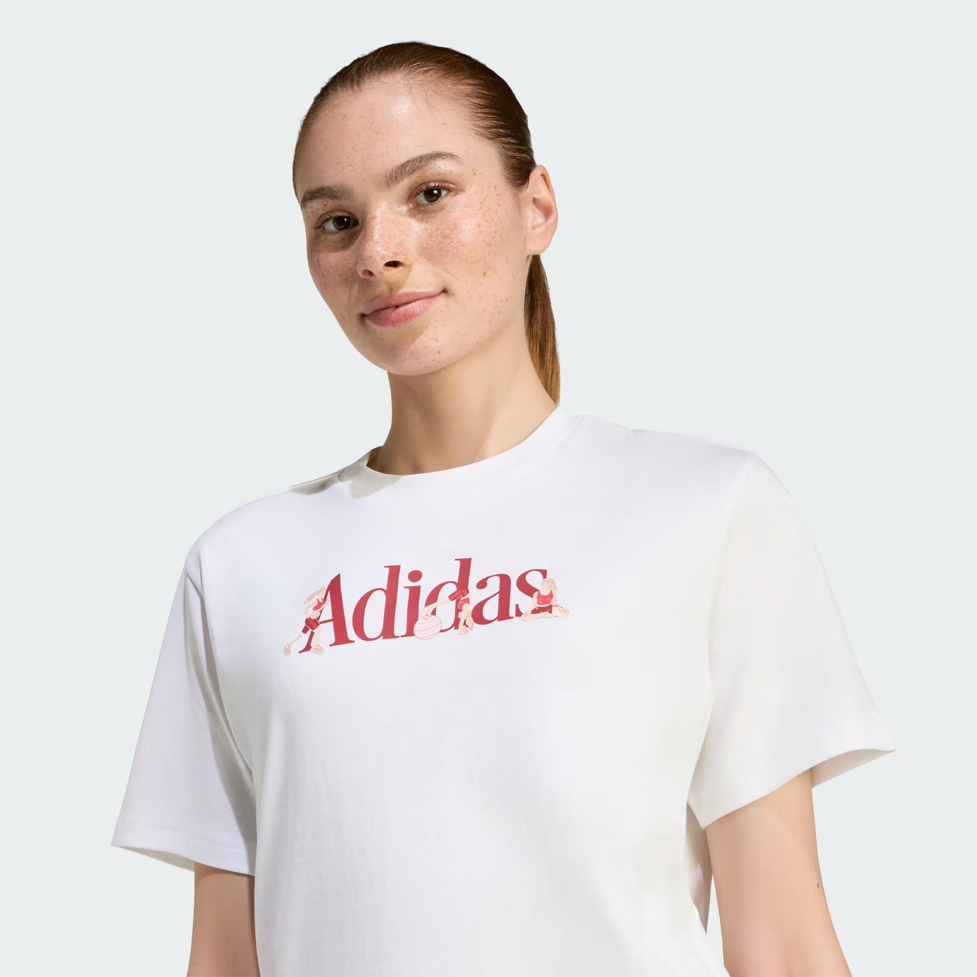 Soft Sports Graphic T-Shirt, White, A701_ONE, large image number 4