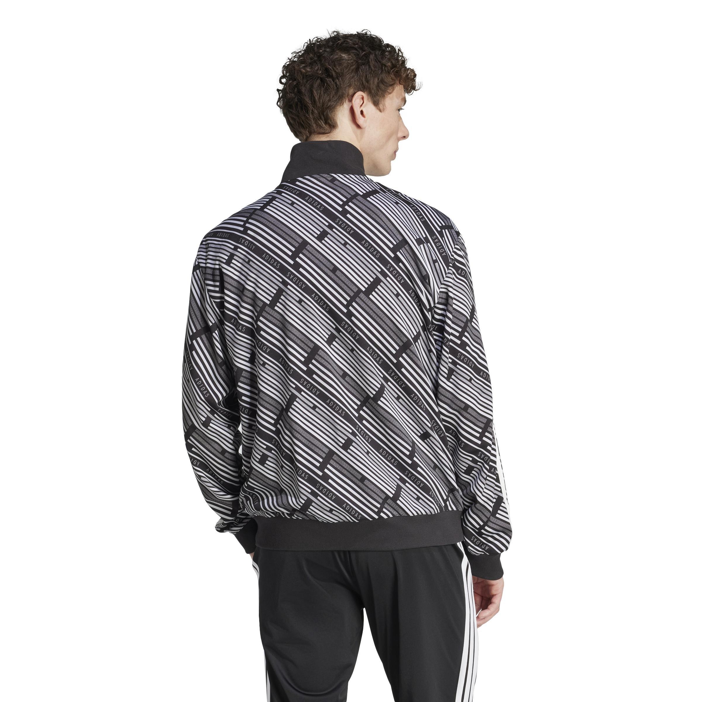 Unisex Emerging Harmony Tiro Track Top, Black, , large image number 3