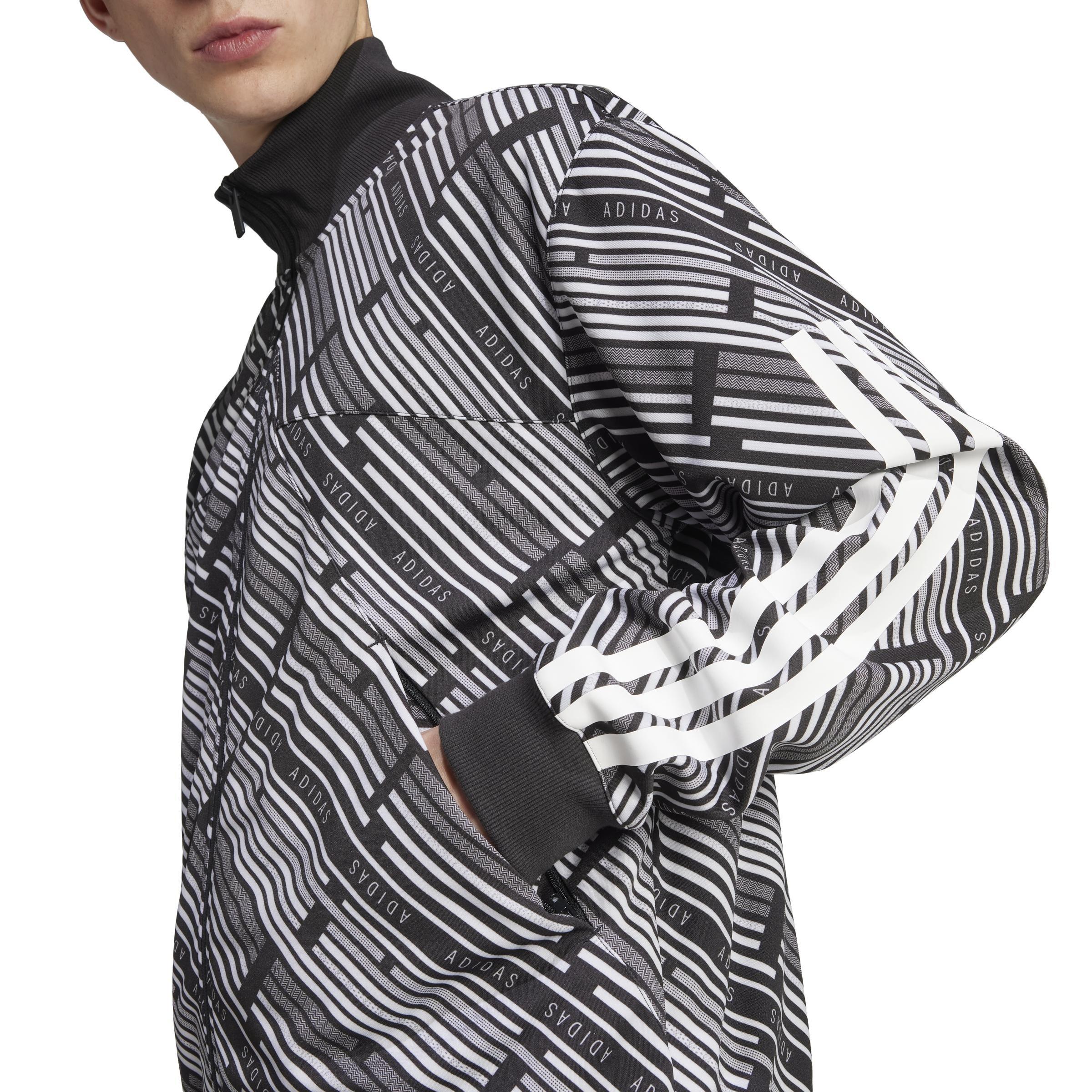Unisex Emerging Harmony Tiro Track Top, Black, , large image number 5