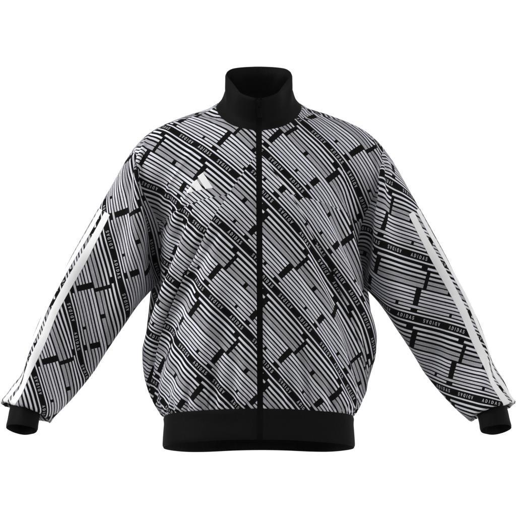 Unisex Emerging Harmony Tiro Track Top, Black, , large image number 7