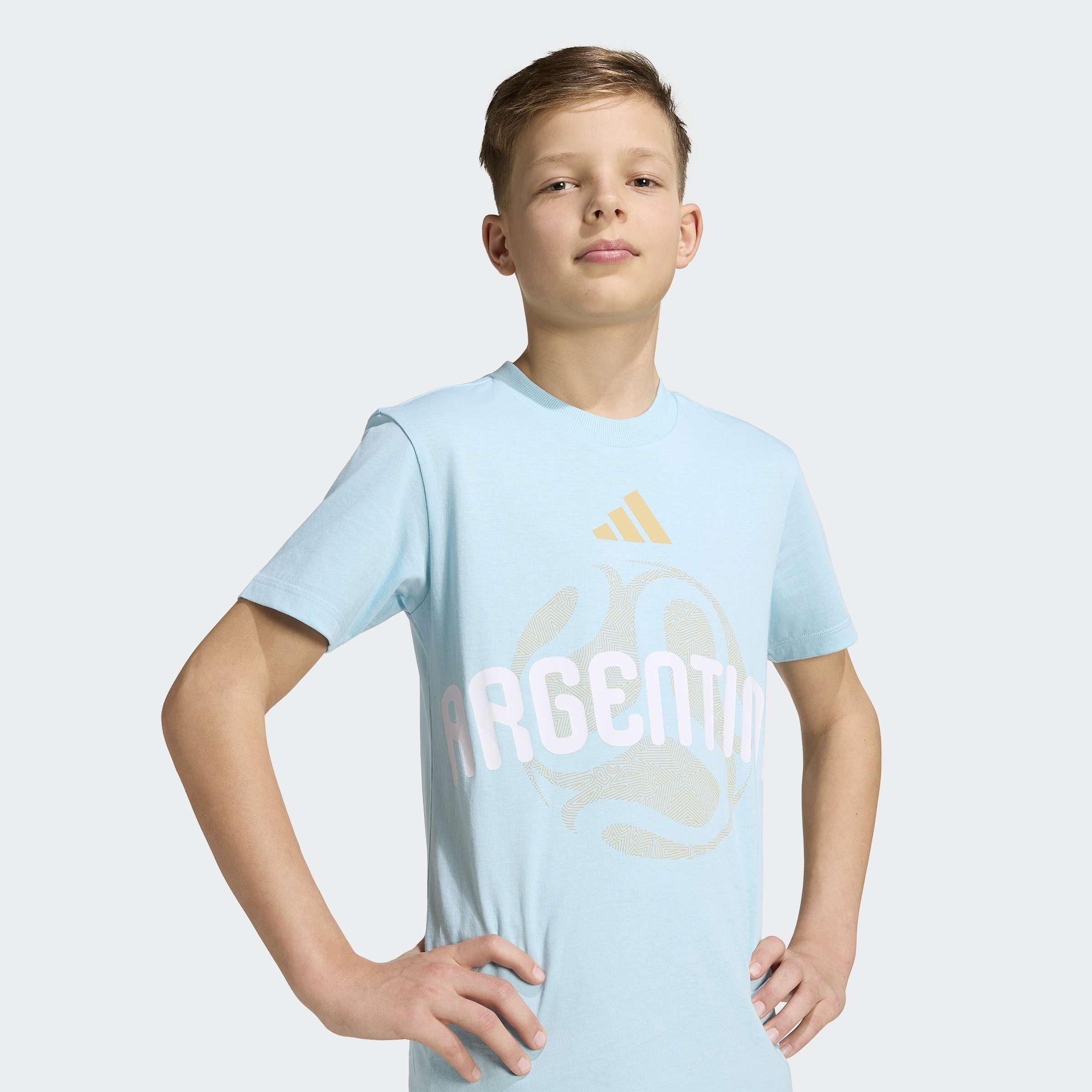Kids Unisex FIFA World Cup 26 Argentina T-Shirt, Blue, A701_ONE, large image number 3