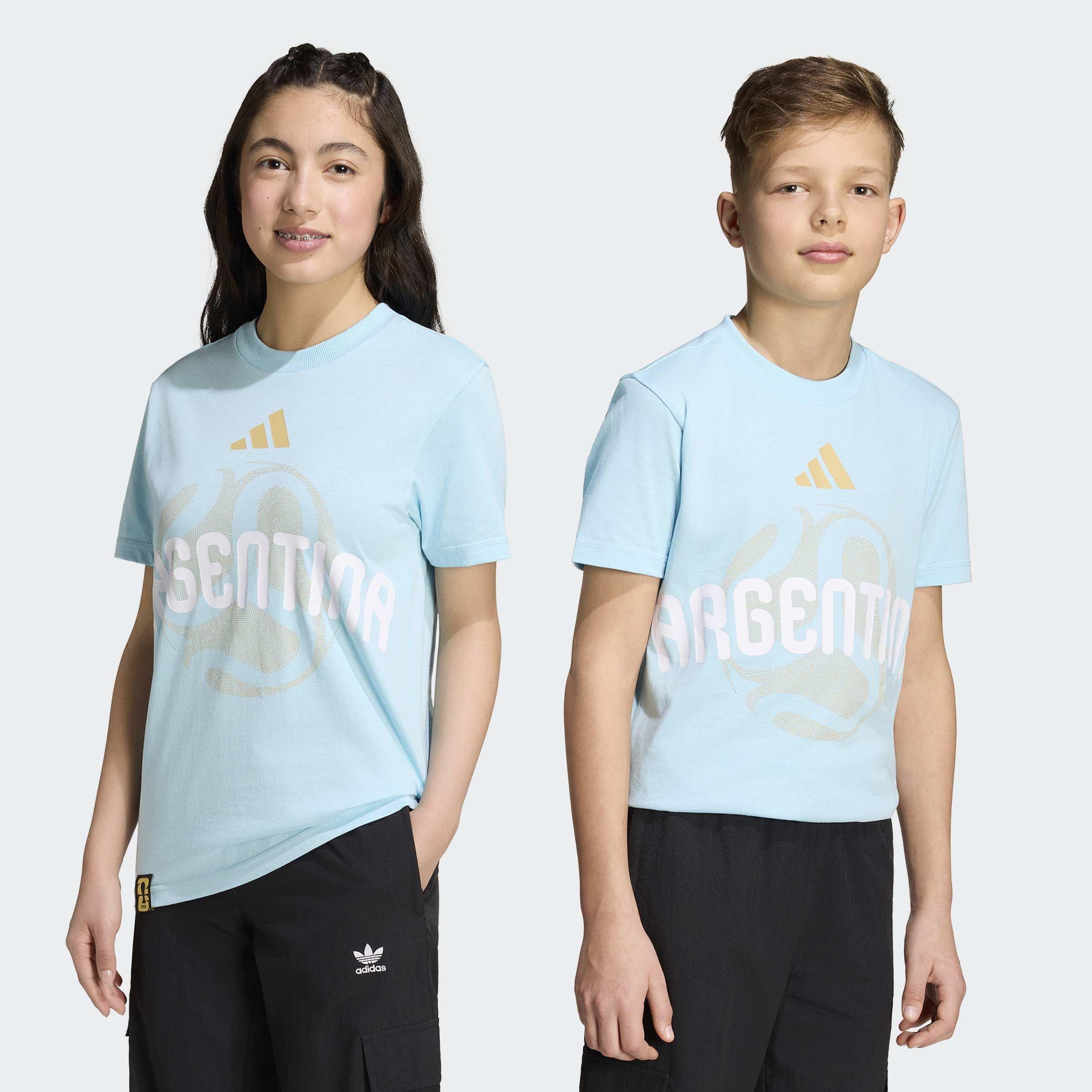Kids Unisex FIFA World Cup 26 Argentina T-Shirt, Blue, A701_ONE, large image number 7