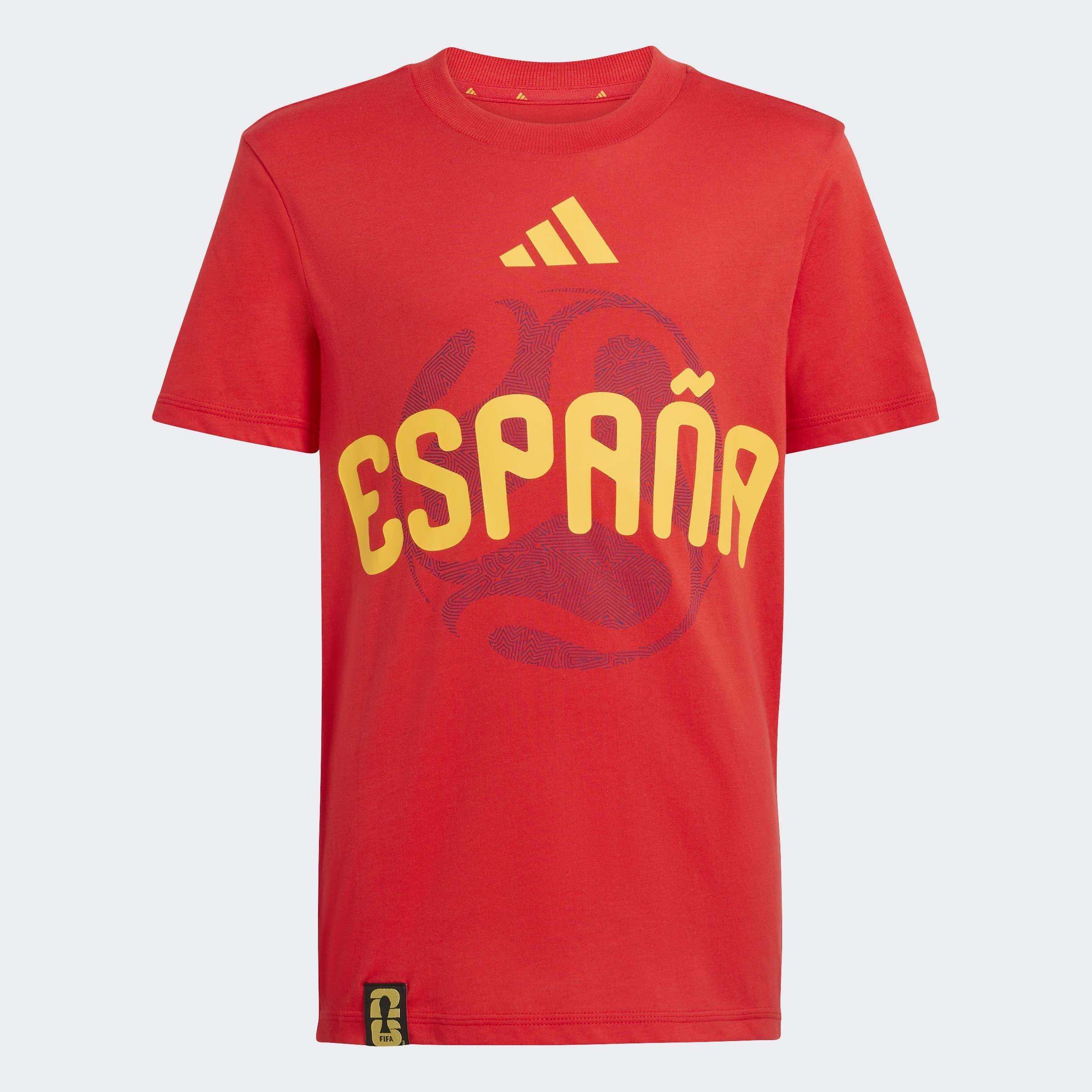 Kids Unisex FIFA World Cup 26 Spain T-Shirt, Red
