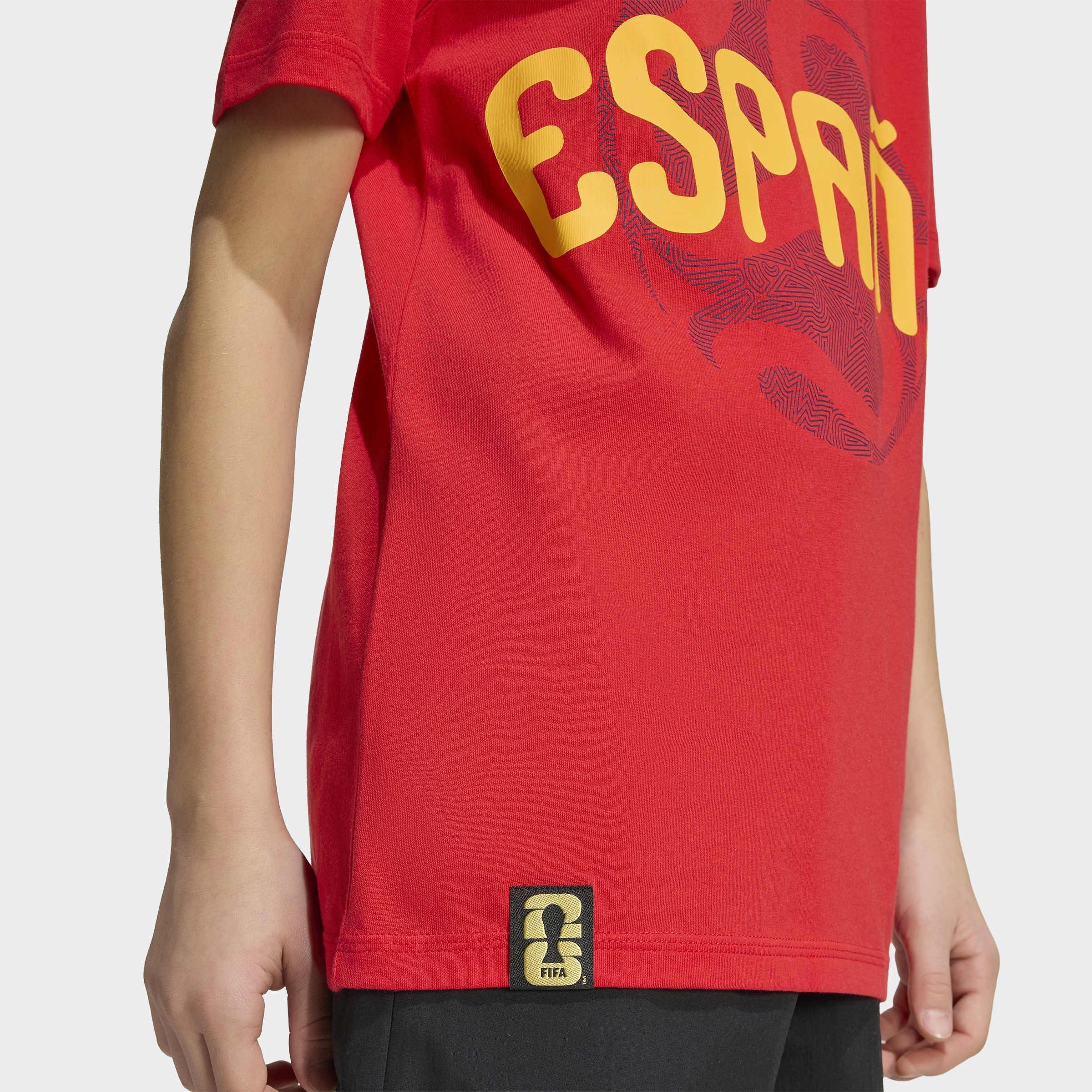 Kids Unisex FIFA World Cup 26 Spain T-Shirt, Red, A701_ONE, large image number 4