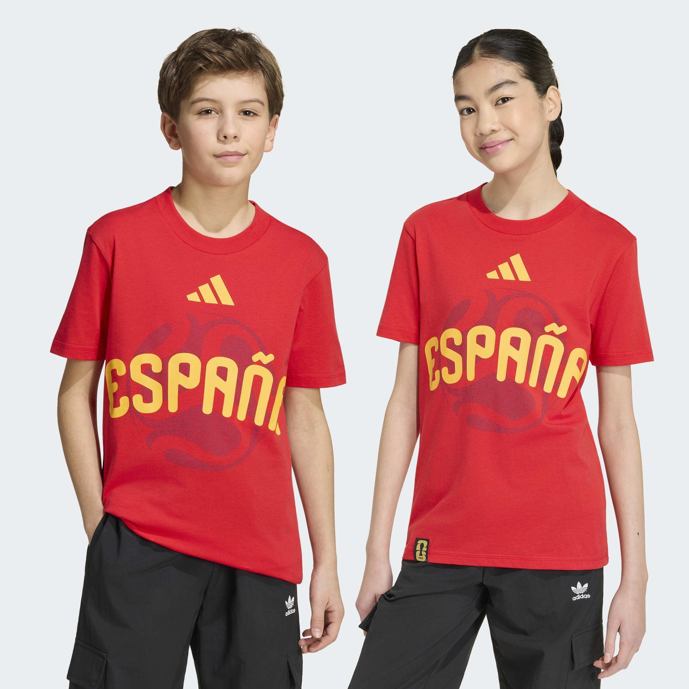 Kids Unisex FIFA World Cup 26 Spain T-Shirt, Red, A701_ONE, large image number 7