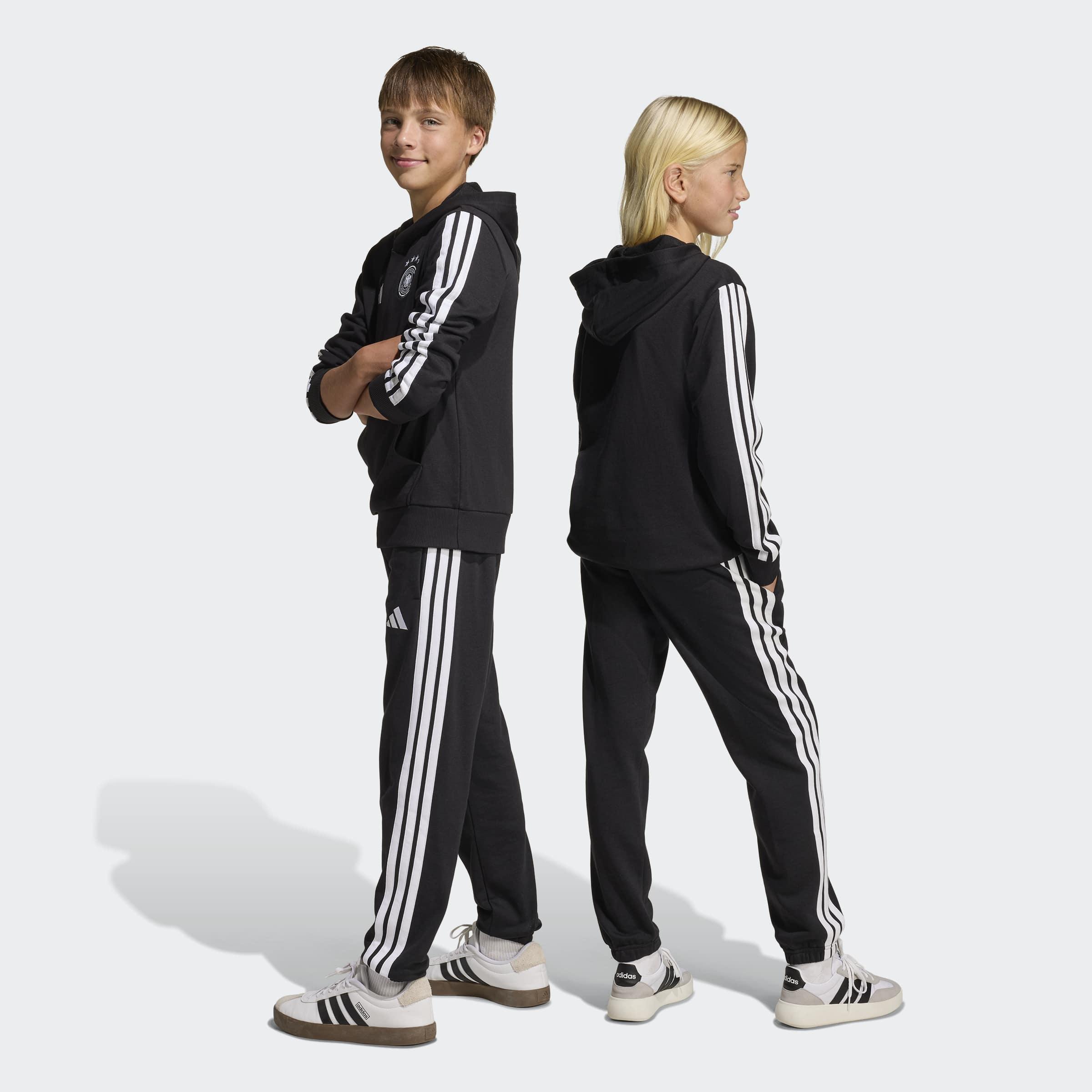 Kids Unisex Germany DNA Tracksuit Bottoms, Black, A701_ONE, large image number 2