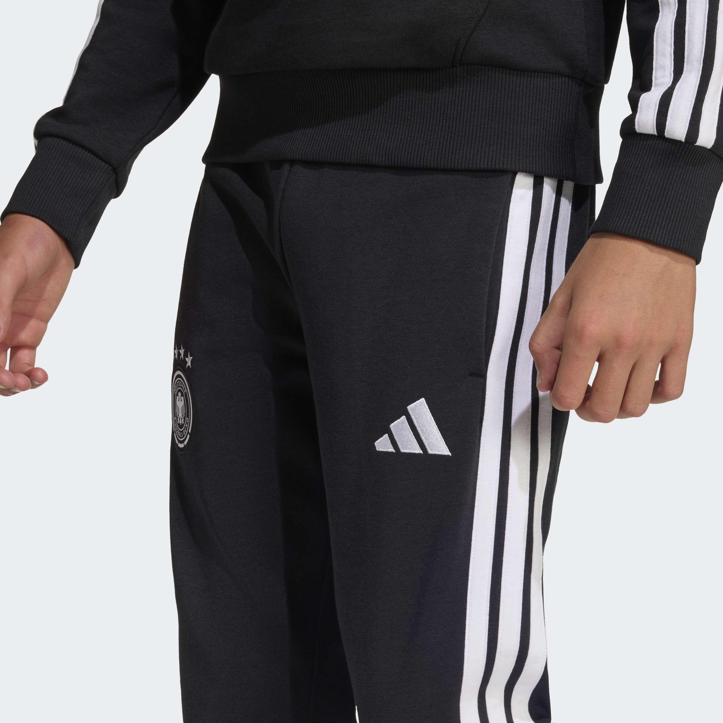 Kids Unisex Germany DNA Tracksuit Bottoms, Black, A701_ONE, large image number 4