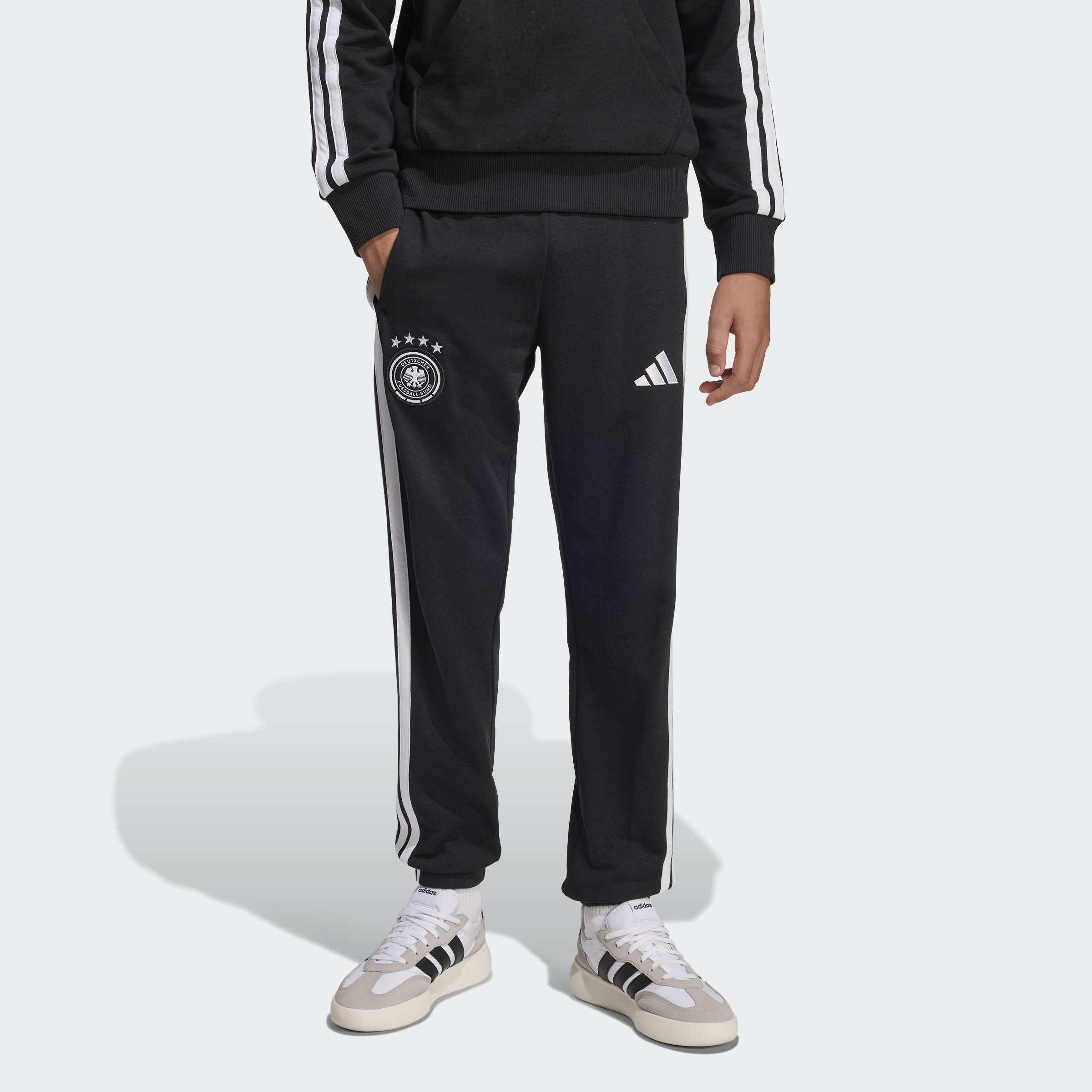 Kids Unisex Germany DNA Tracksuit Bottoms, Black, A701_ONE, large image number 5