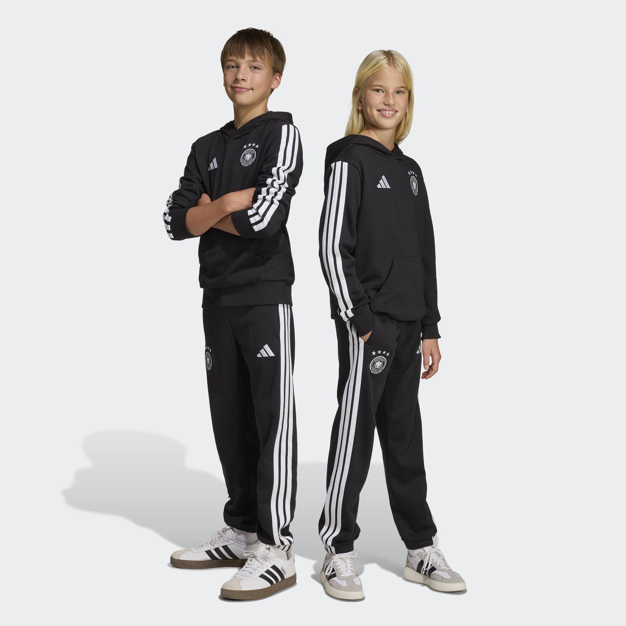 Kids Unisex Germany DNA Tracksuit Bottoms, Black, A701_ONE, large image number 6