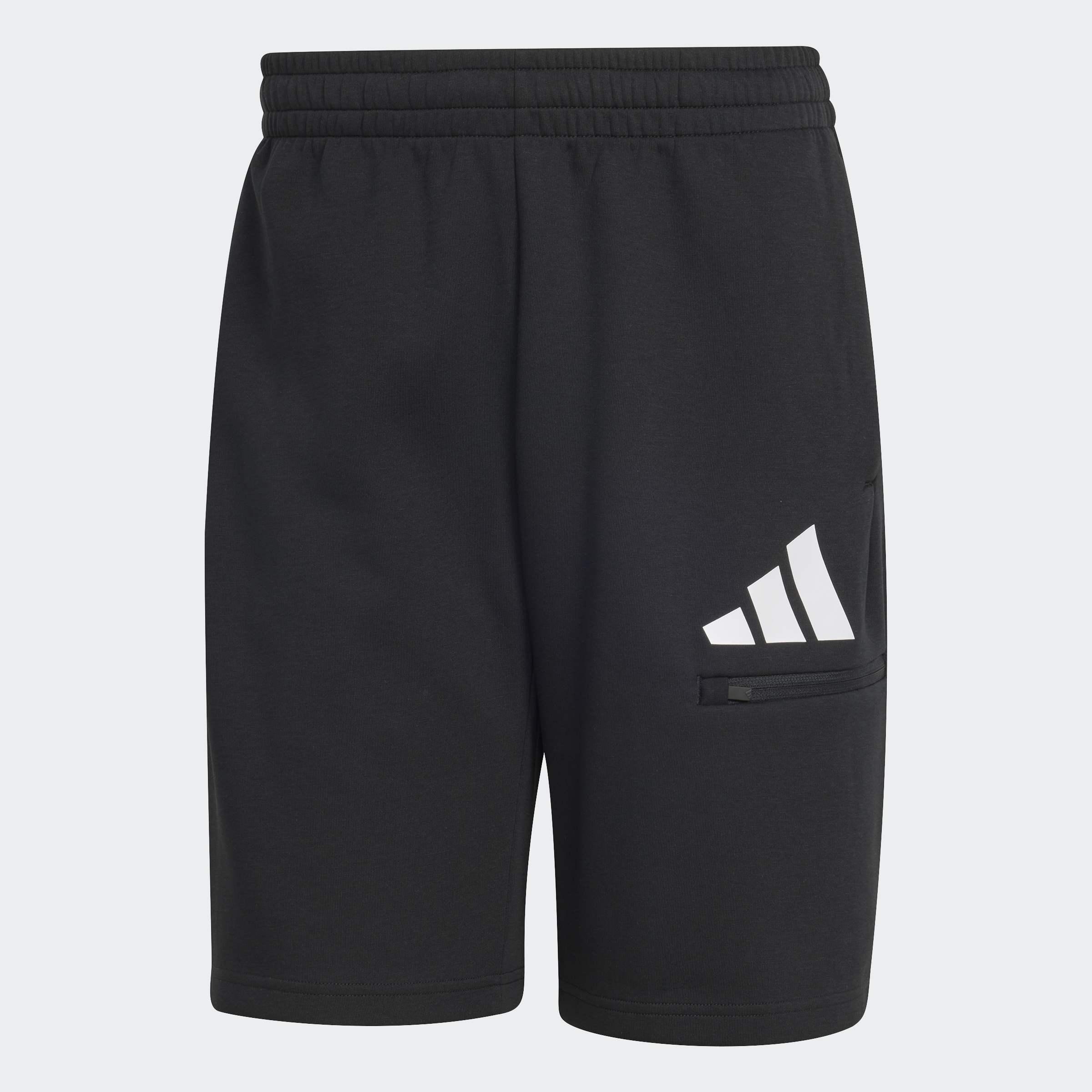 Future Icons Three Bar Shorts, Black, A701_ONE, large image number 0