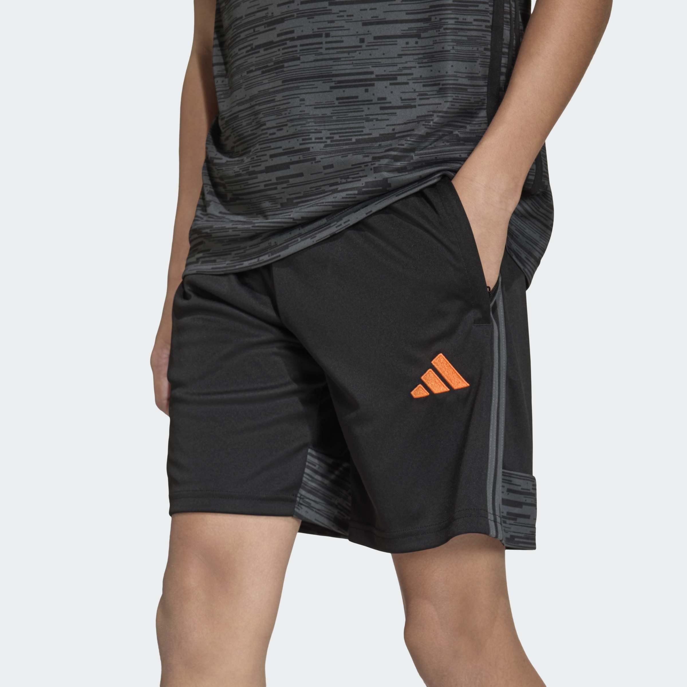 Kids Unisex Tiro25 Essentials Shorts, Black, A701_ONE, large image number 2