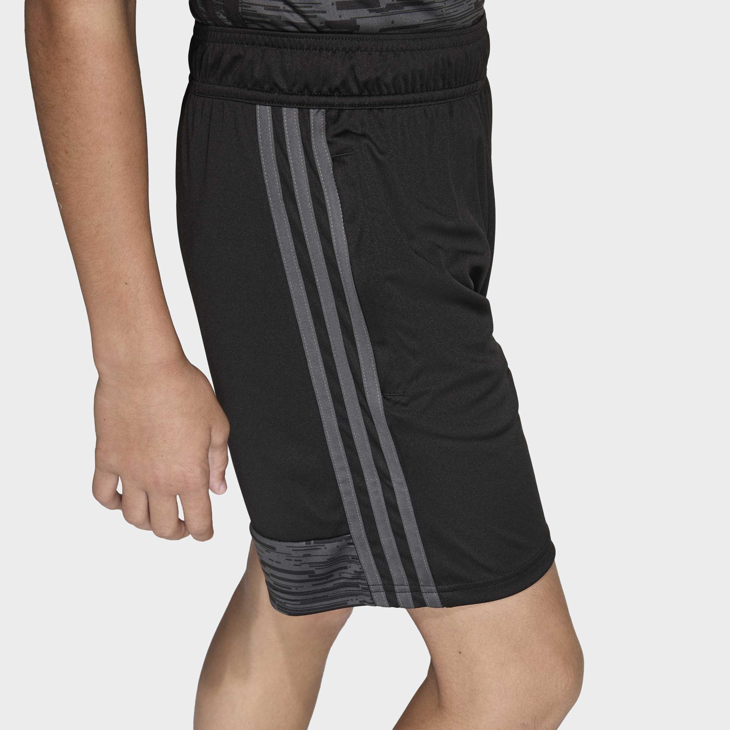 Kids Unisex Tiro25 Essentials Shorts, Black, A701_ONE, large image number 3