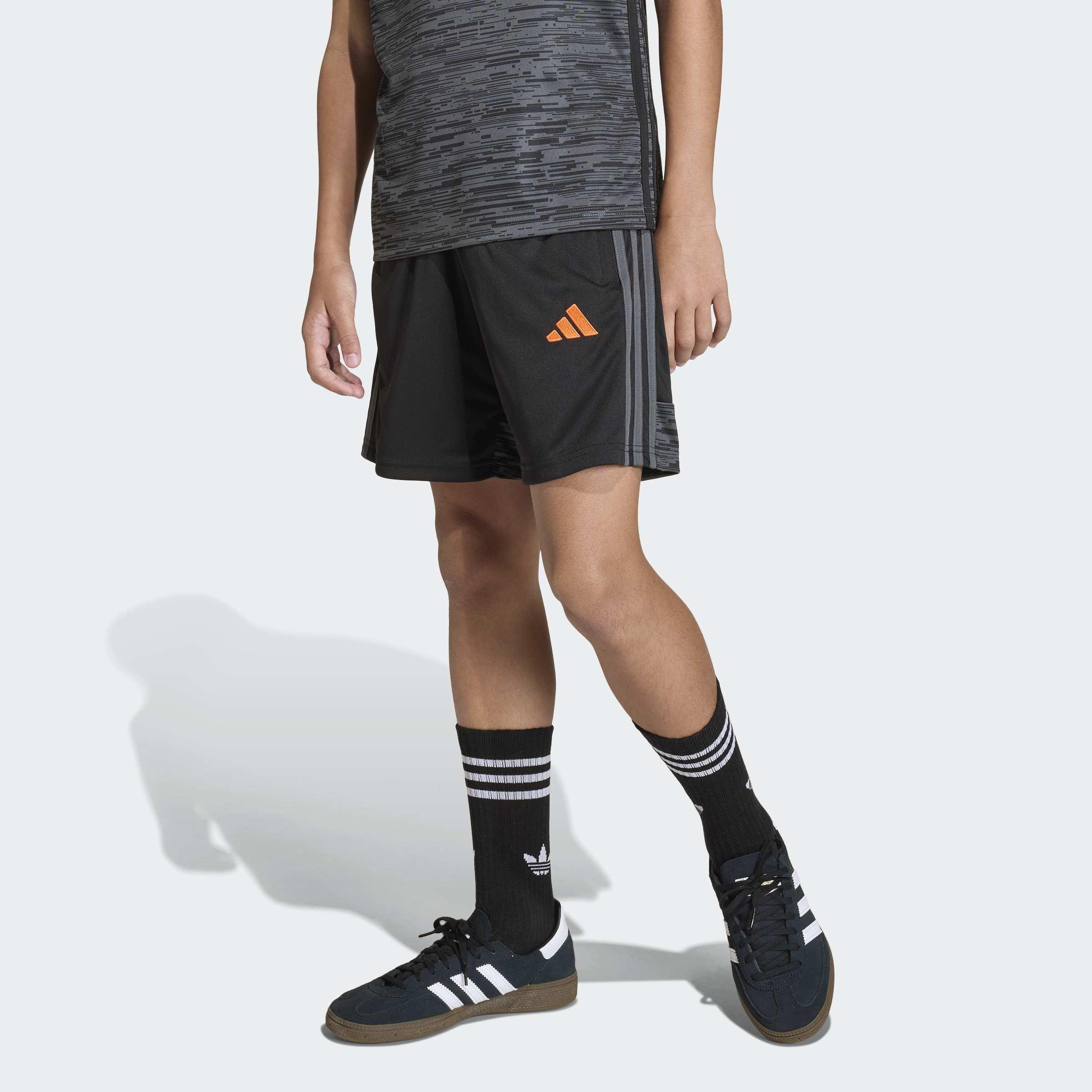 Kids Unisex Tiro25 Essentials Shorts, Black, A701_ONE, large image number 5