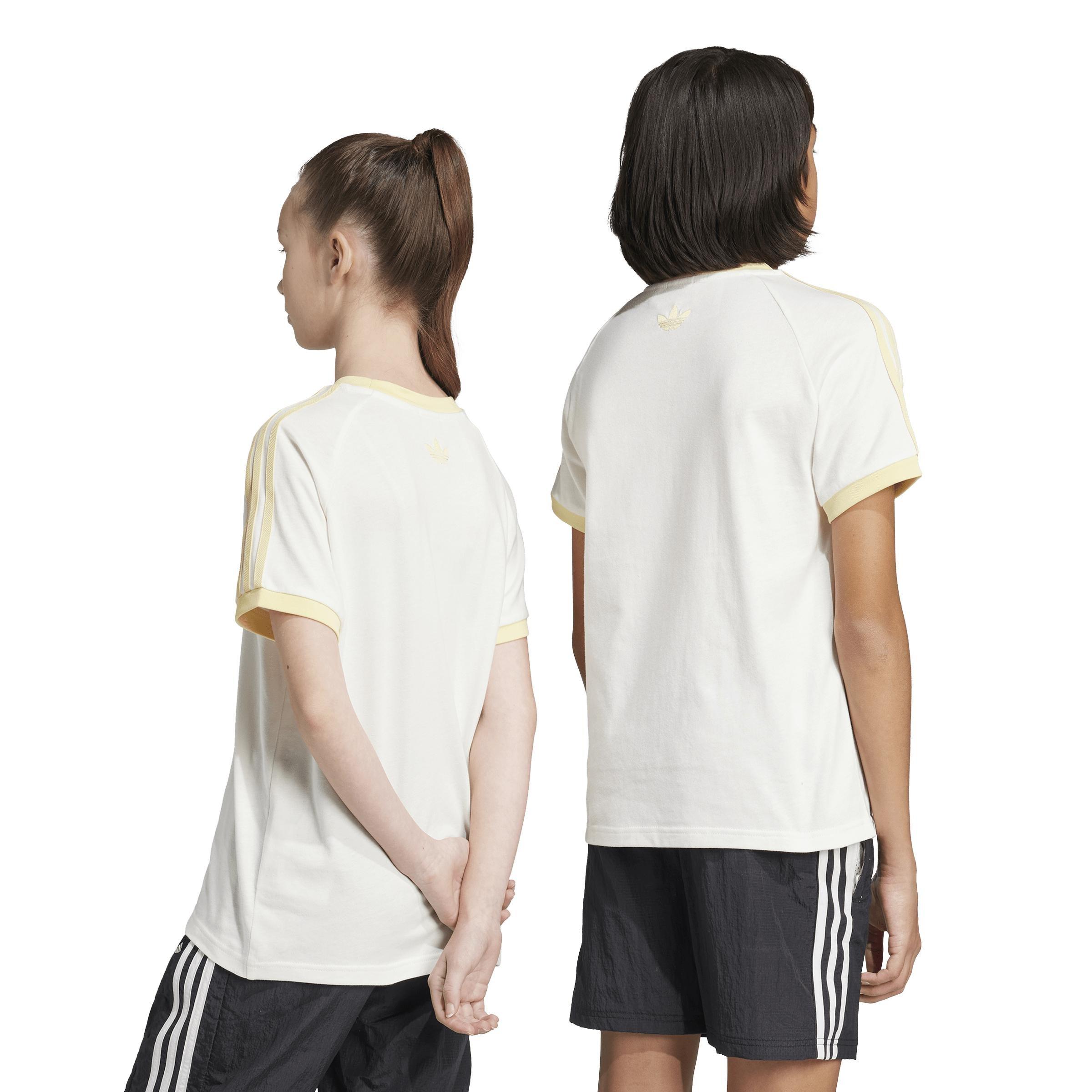 Unisex Kids adidas Originals x Minecraft Graphic T-Shirt, White, A701_ONE, large image number 2
