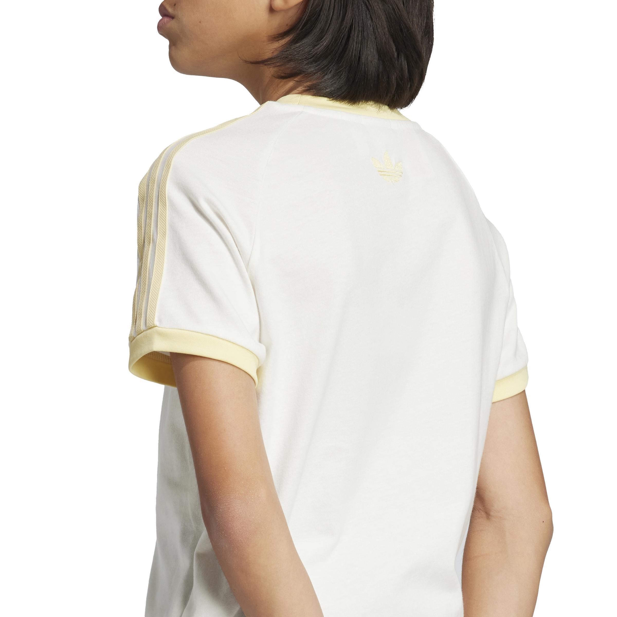 Unisex Kids adidas Originals x Minecraft Graphic T-Shirt, White, A701_ONE, large image number 3