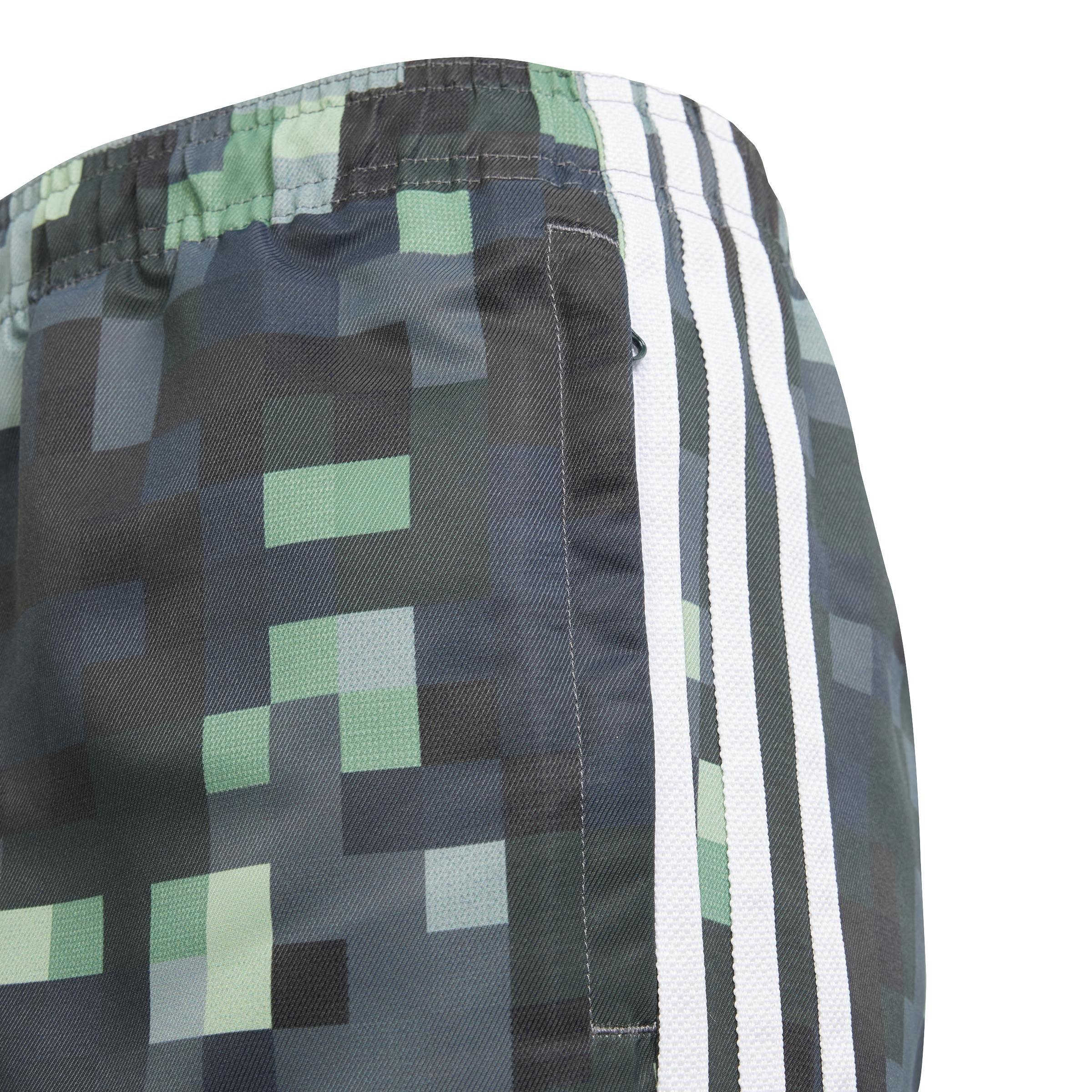 Unisex Kids adidas Originals x Minecraft Track Pants, Green, A701_ONE, large image number 3