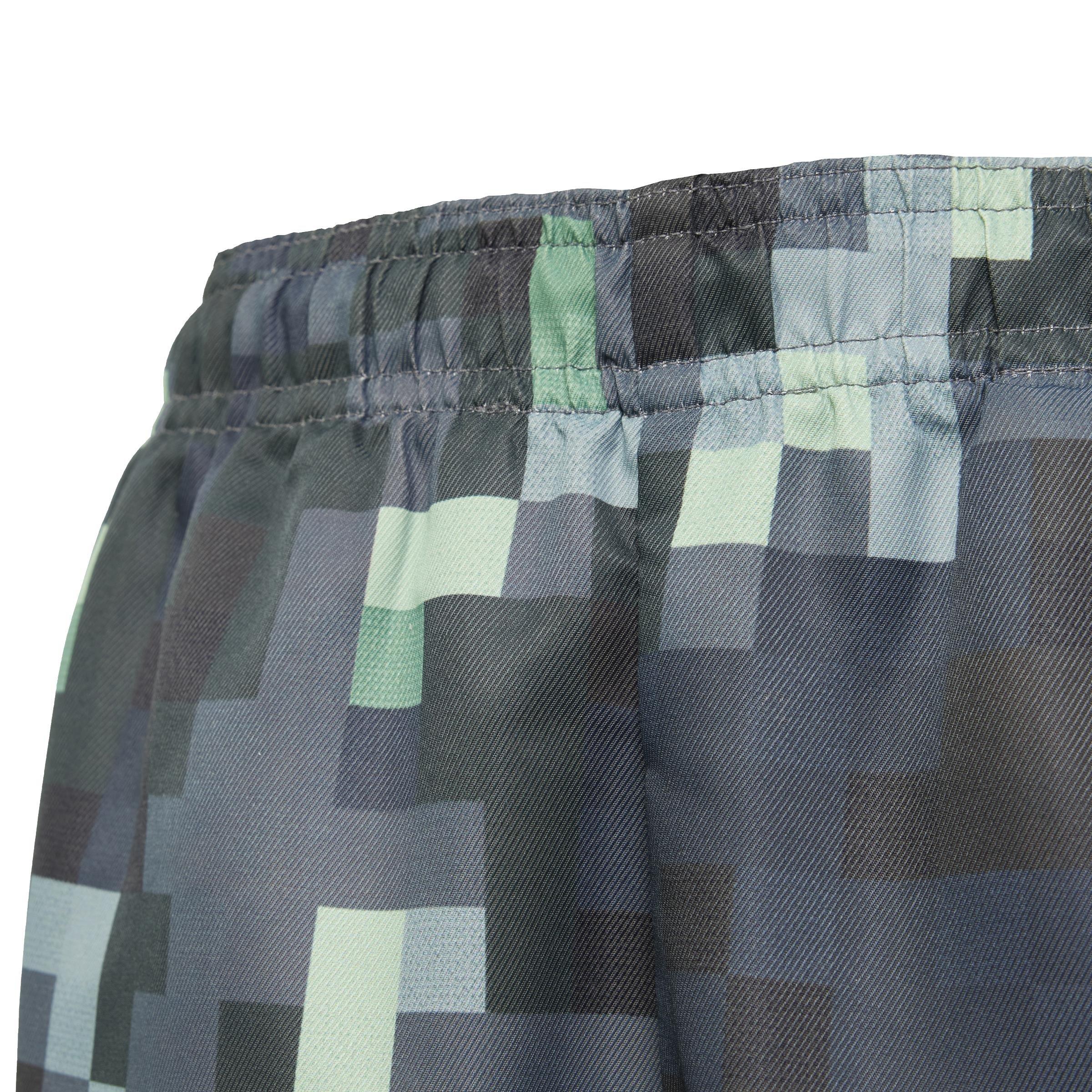 Unisex Kids adidas Originals x Minecraft Track Pants, Green, A701_ONE, large image number 5