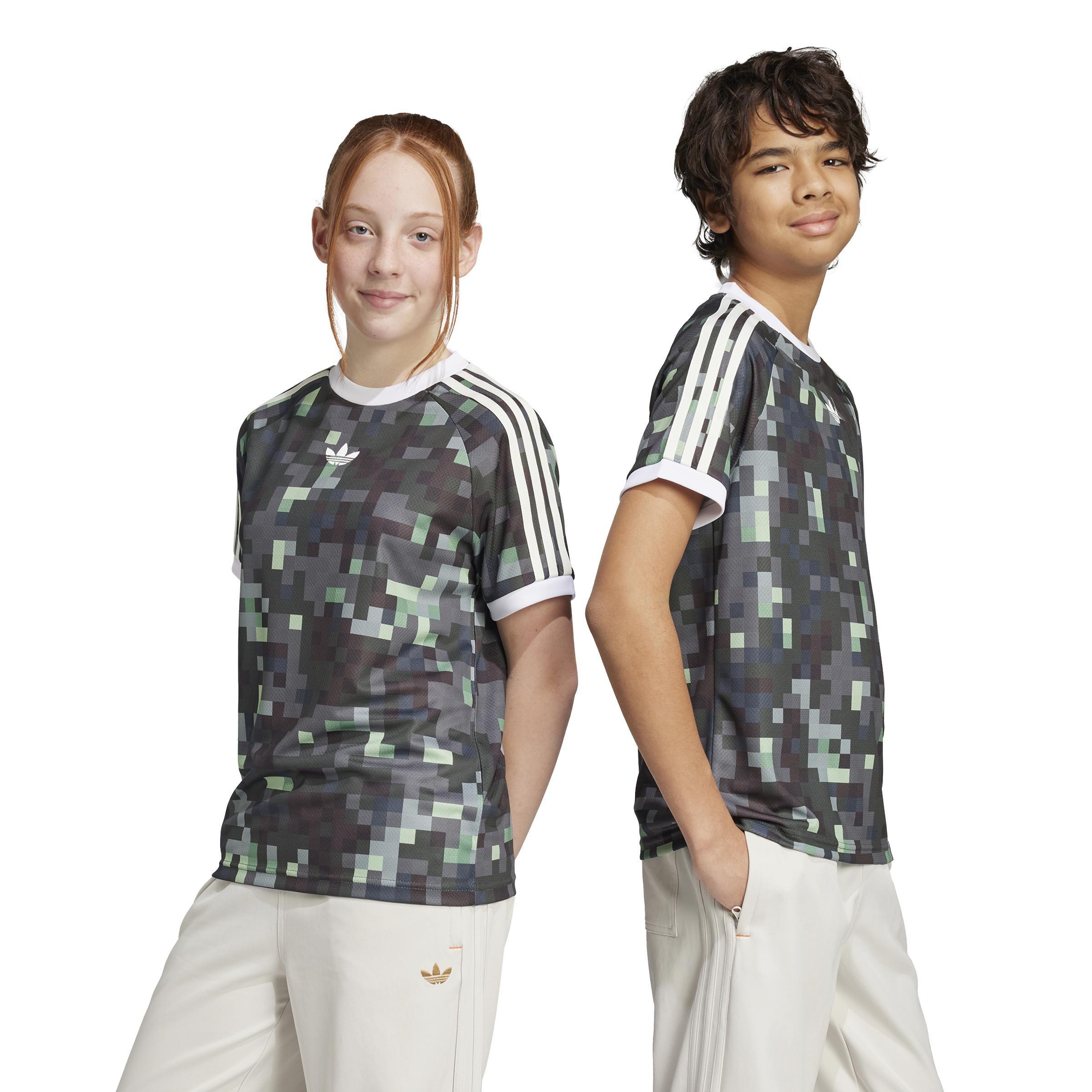 Unisex adidas Originals x Minecraft Graphic T-Shirt, Green, , large image number 5