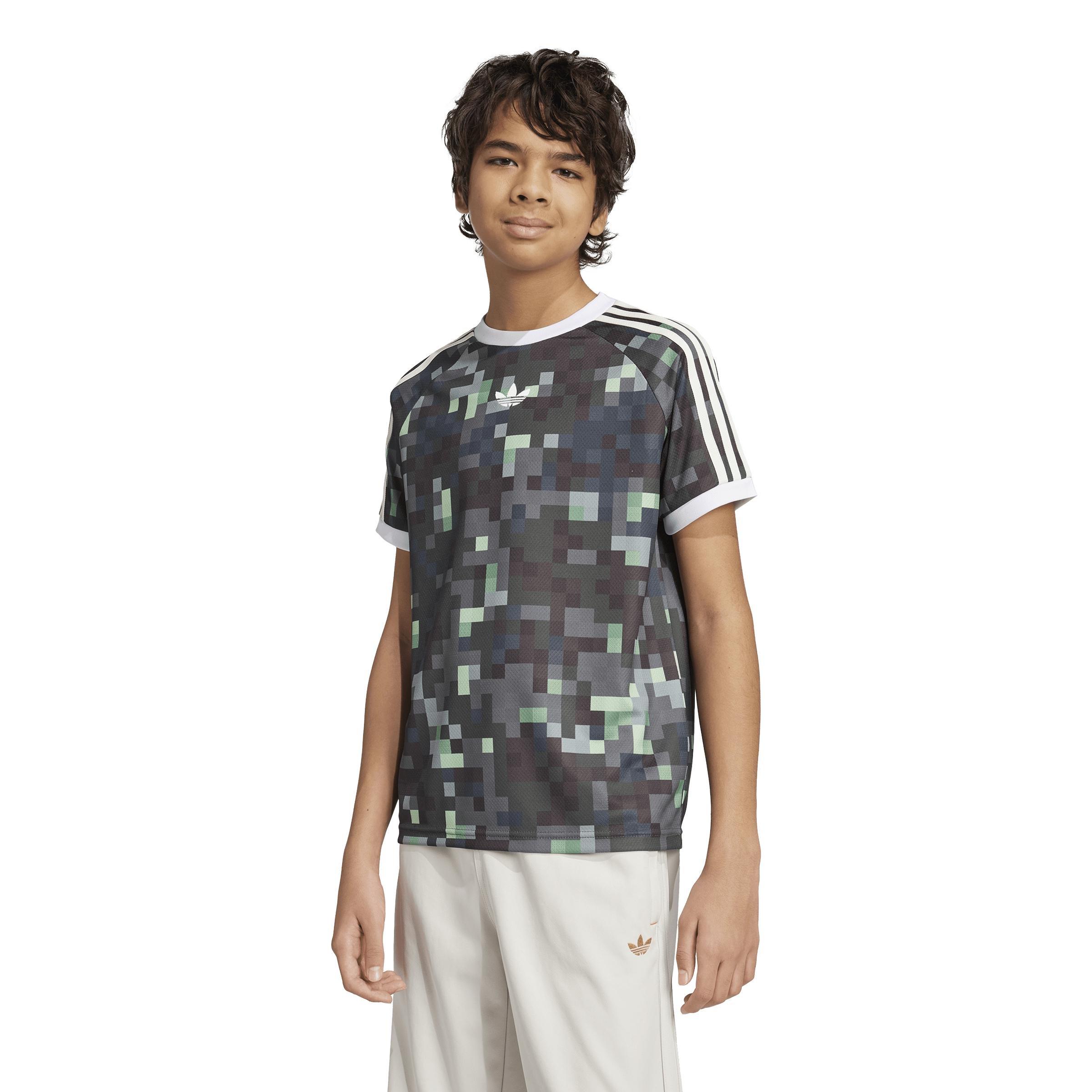 Unisex adidas Originals x Minecraft Graphic T-Shirt, Green, , large image number 6