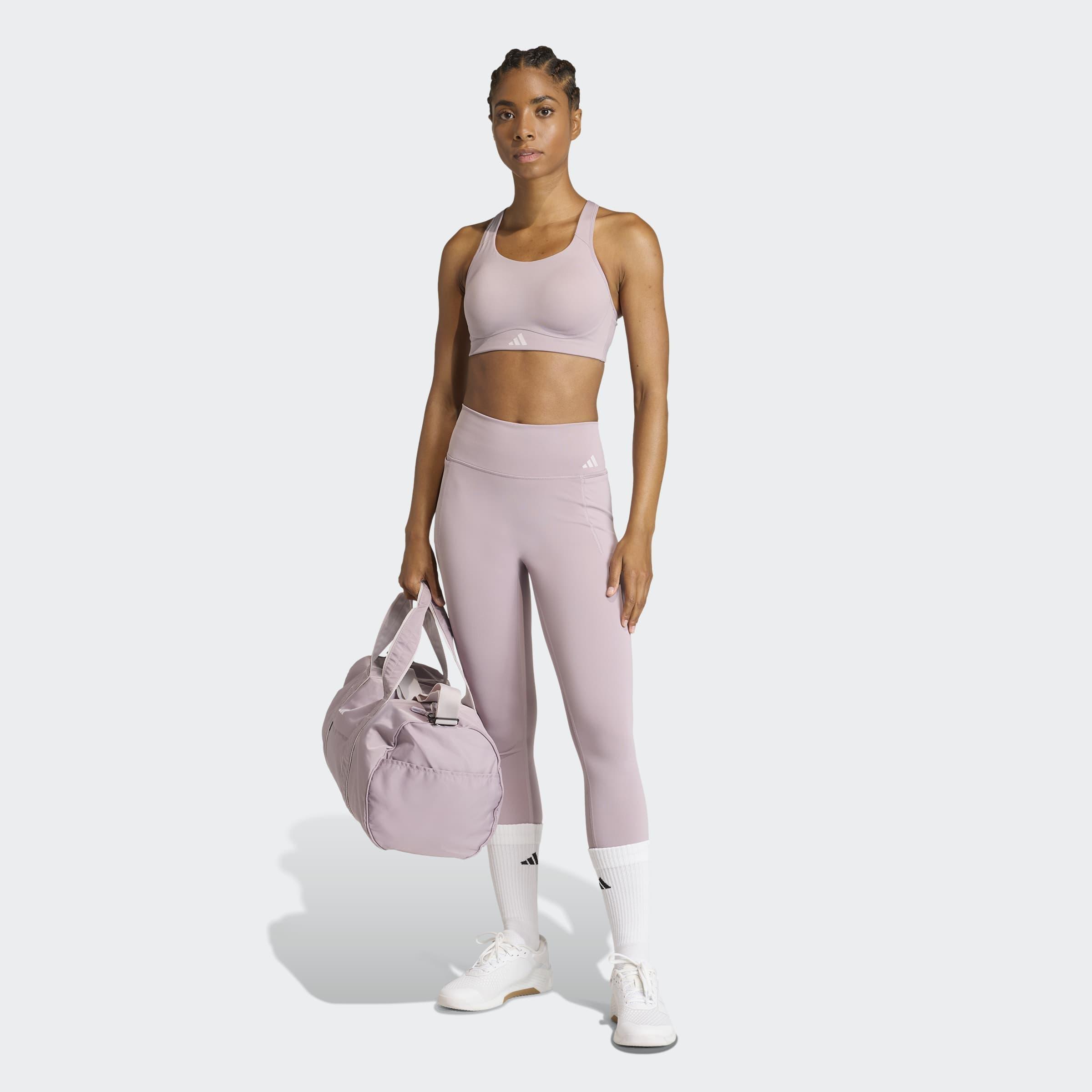 Optime Workout High Support Bra, Purple, A701_ONE, large image number 6