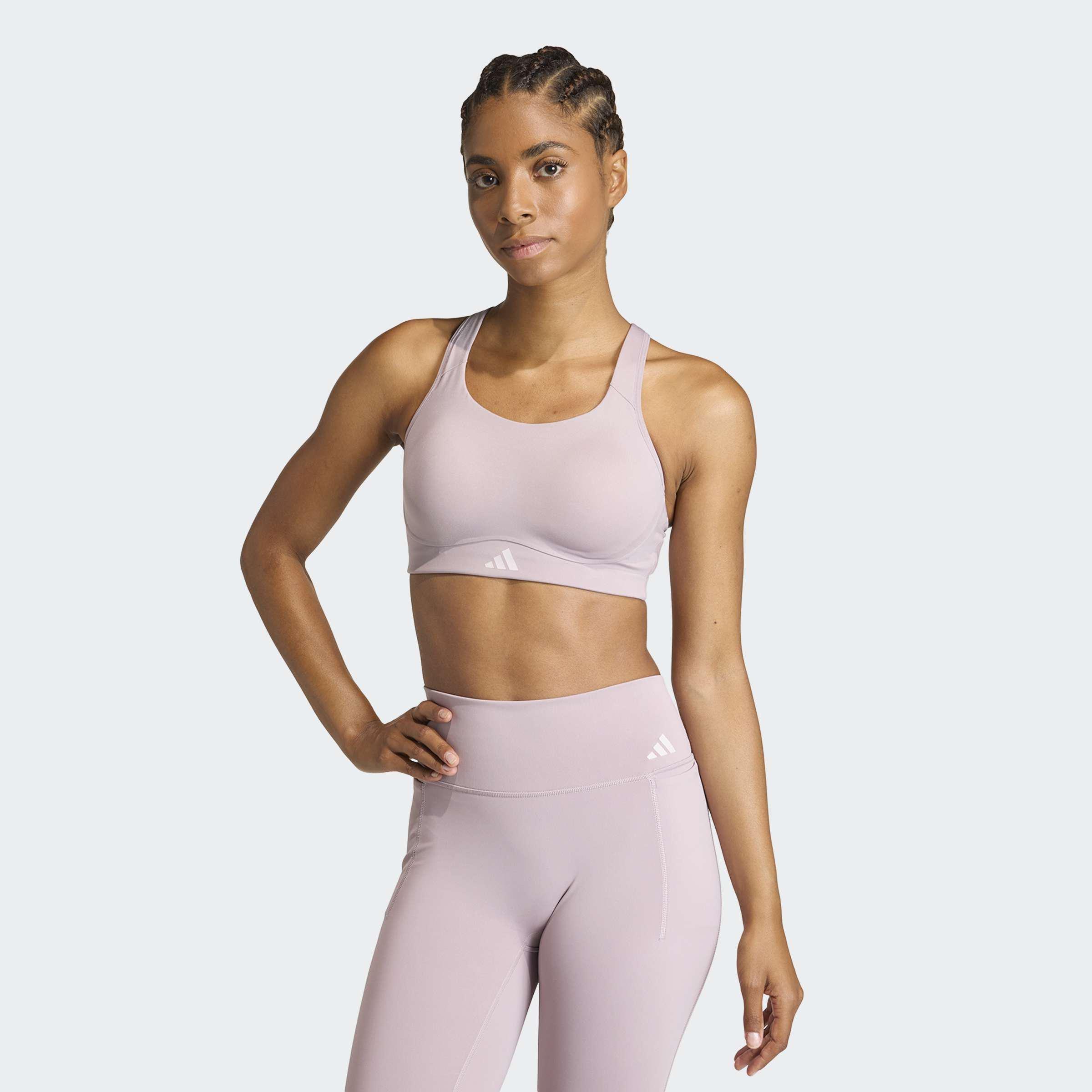 Optime Workout High Support Bra, Purple, A701_ONE, large image number 7