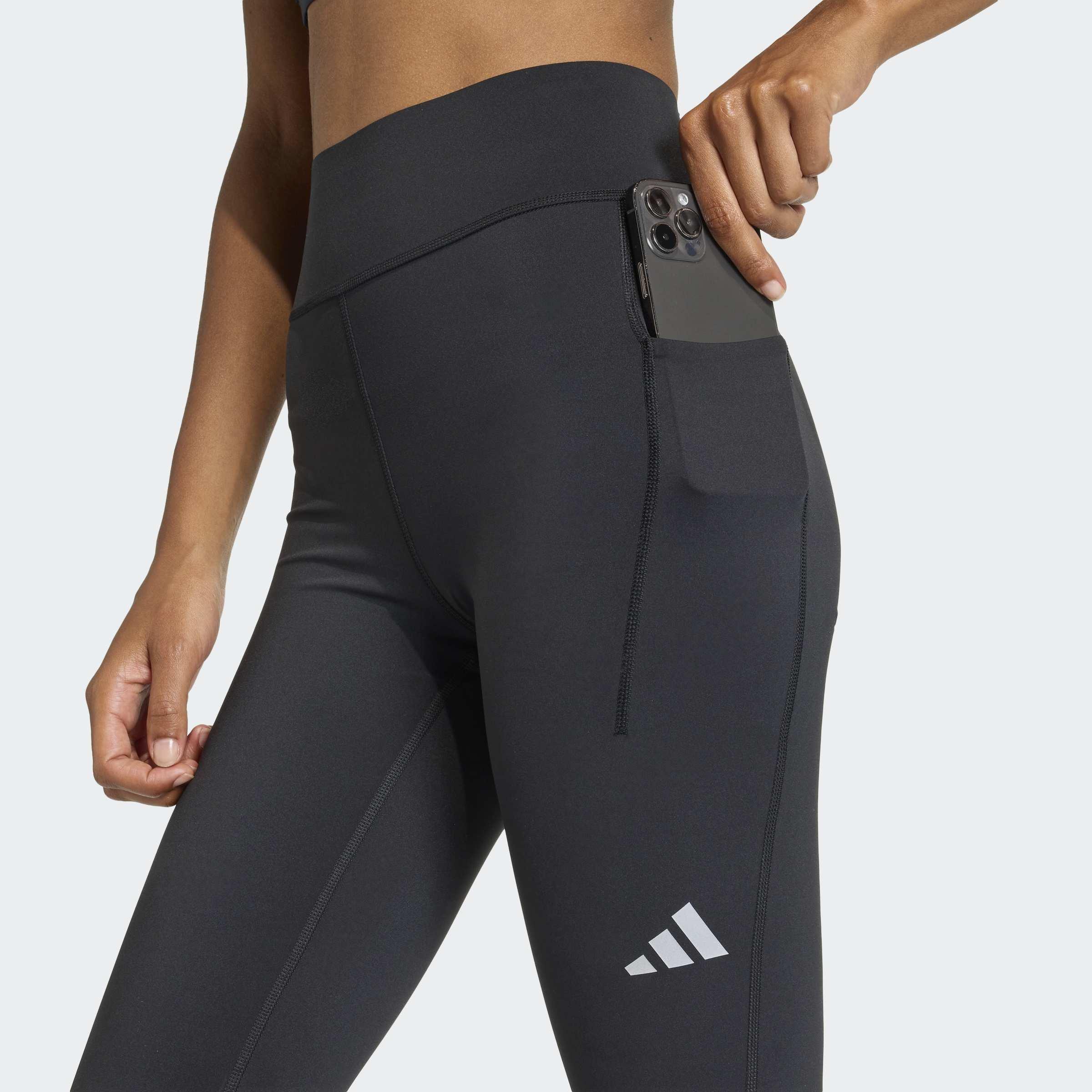 adi365 Climacool+ Running 7/8 Leggings, Black, A701_ONE, large image number 3