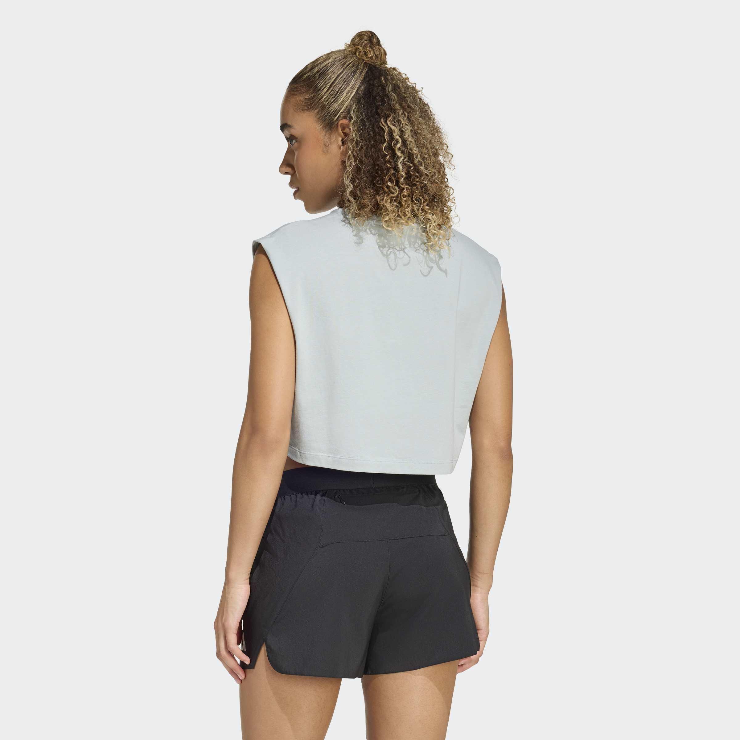 adi365 Running Essentials Crop T-Shirt, Green