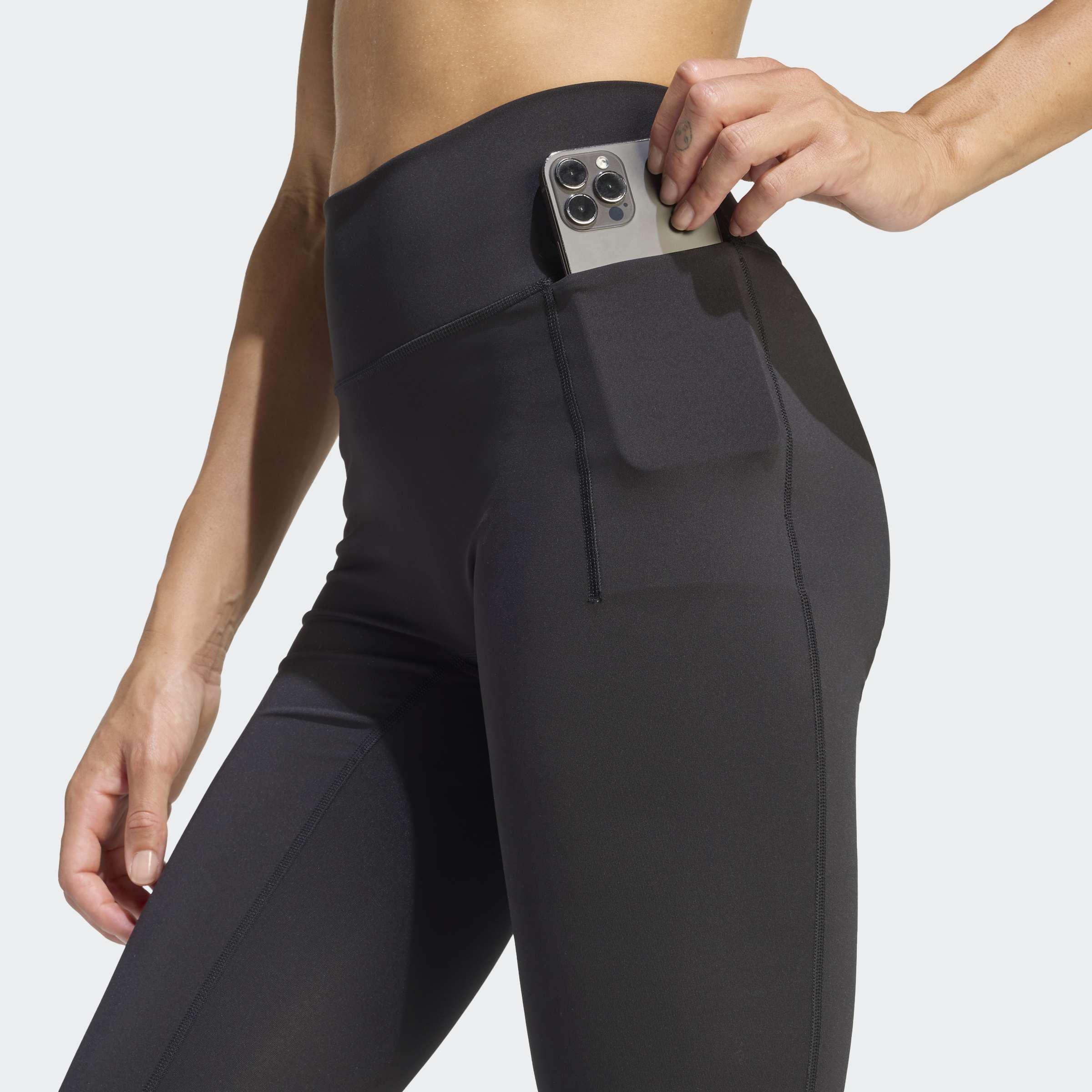 Optime Workout Full Length Leggings, Black, A701_ONE, large image number 3
