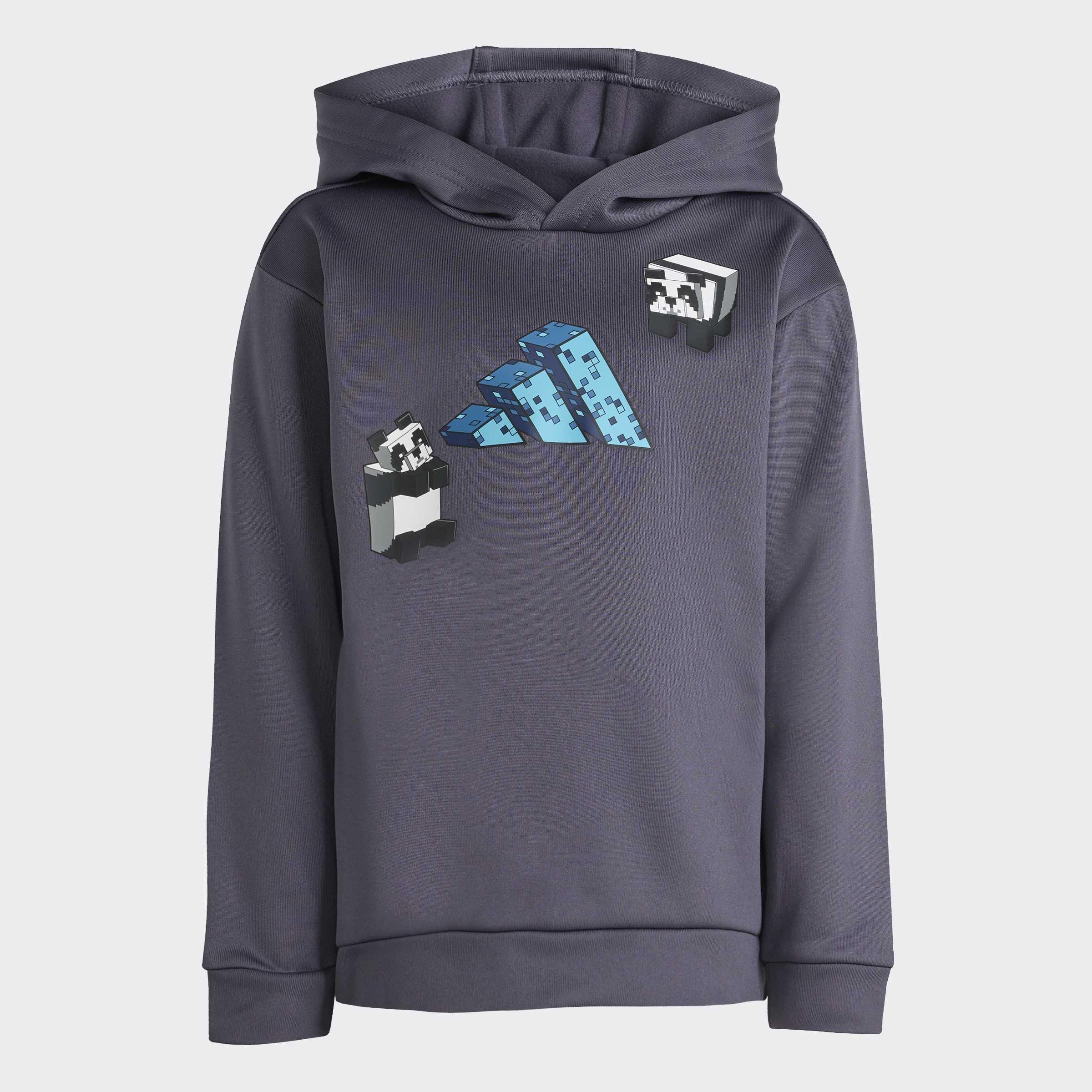 Kids Unisex Adidas Minecraft Training Jogger, Grey, A701_ONE, large image number 5