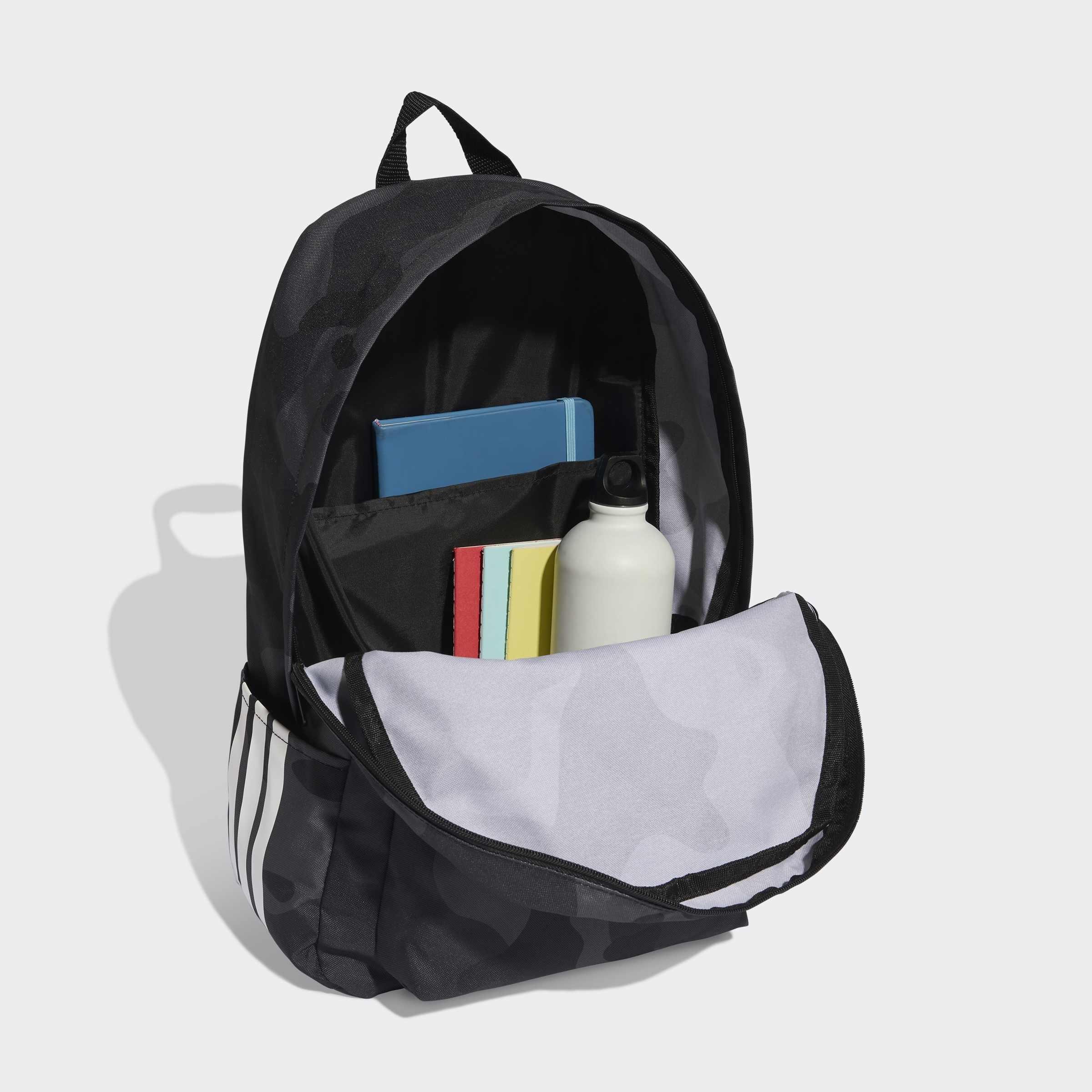 Kids Unisex Camo Backpack, Multicolour, A701_ONE, large image number 2