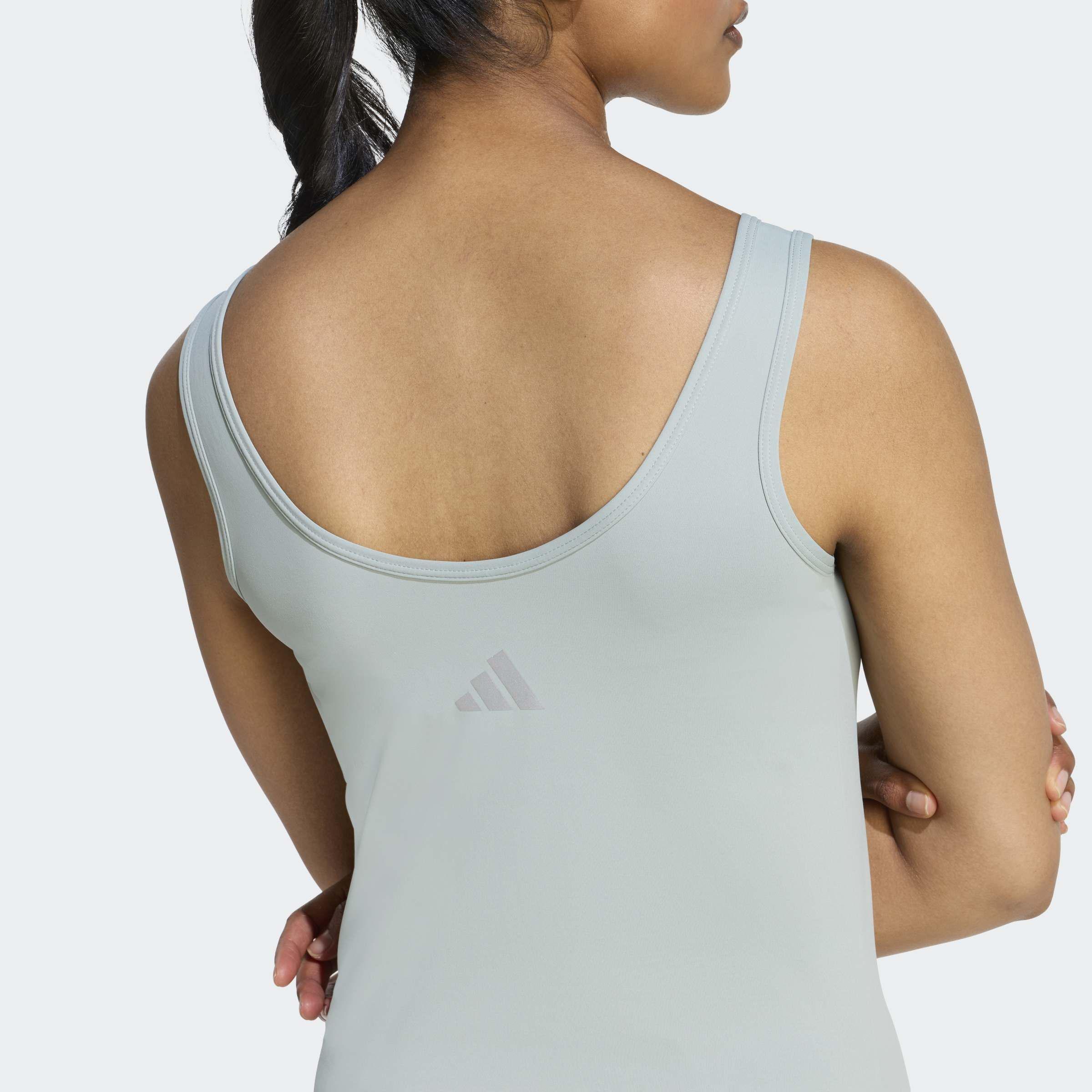 adi365 Running Essentials Camisole Tank Top, Green, A701_ONE, large image number 2