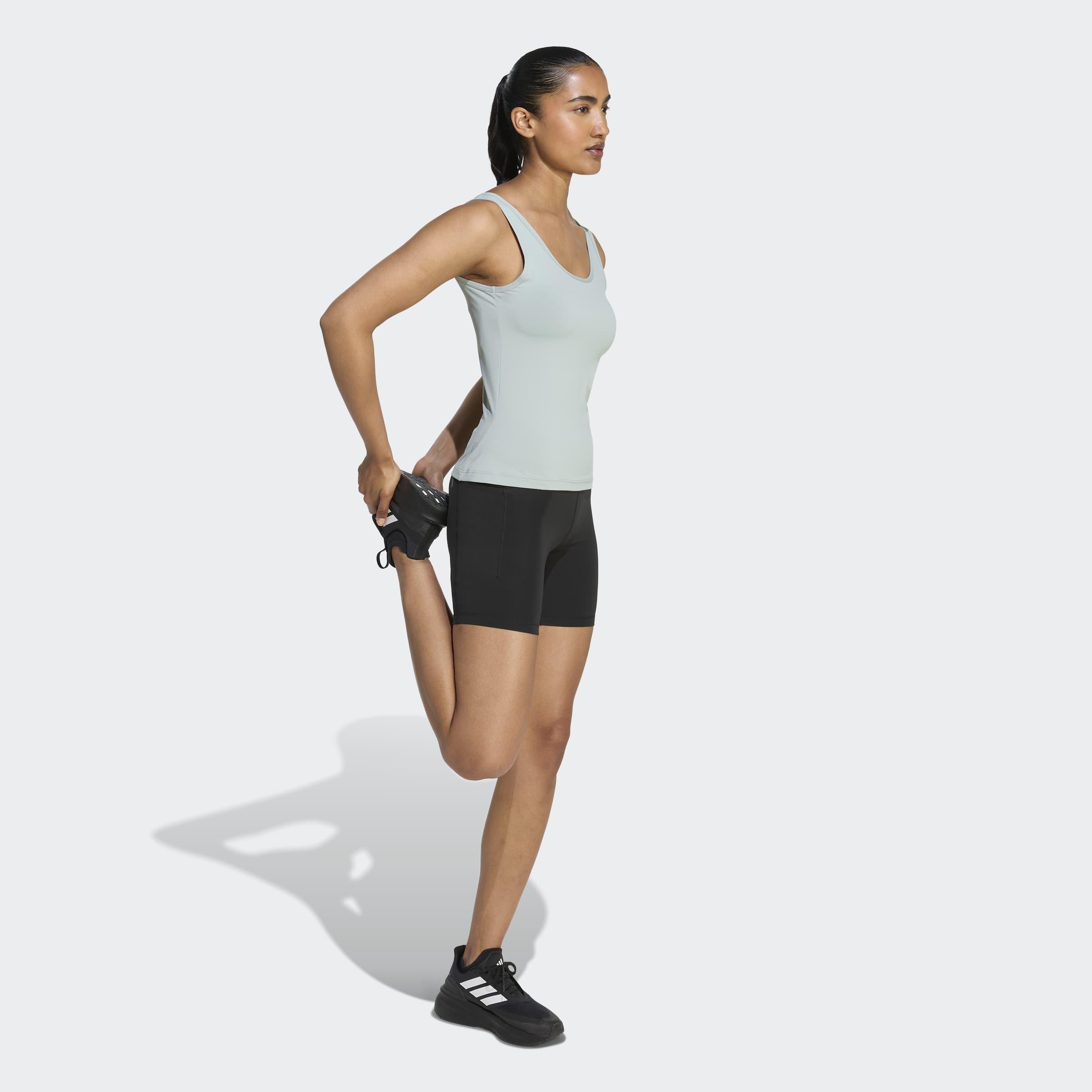 adi365 Running Essentials Camisole Tank Top, Green, A701_ONE, large image number 4