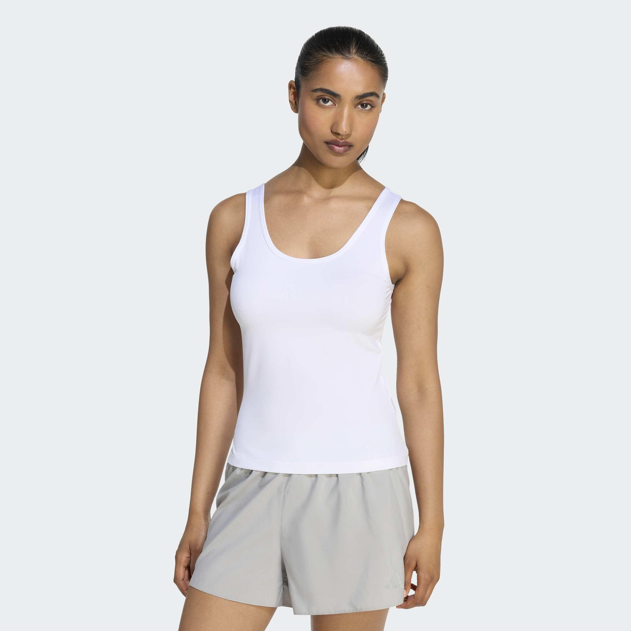 adi365 Running Essentials Camisole Tank Top, White, A701_ONE, large image number 5