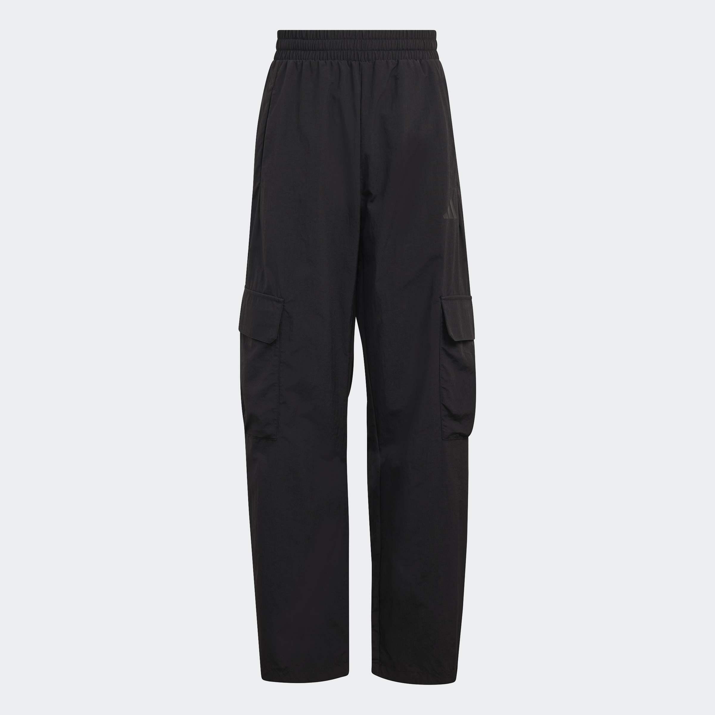 Kids Unisex Future Icons Cargo O-Shaped Longer Length Pant, Black, A701_ONE, large image number 0