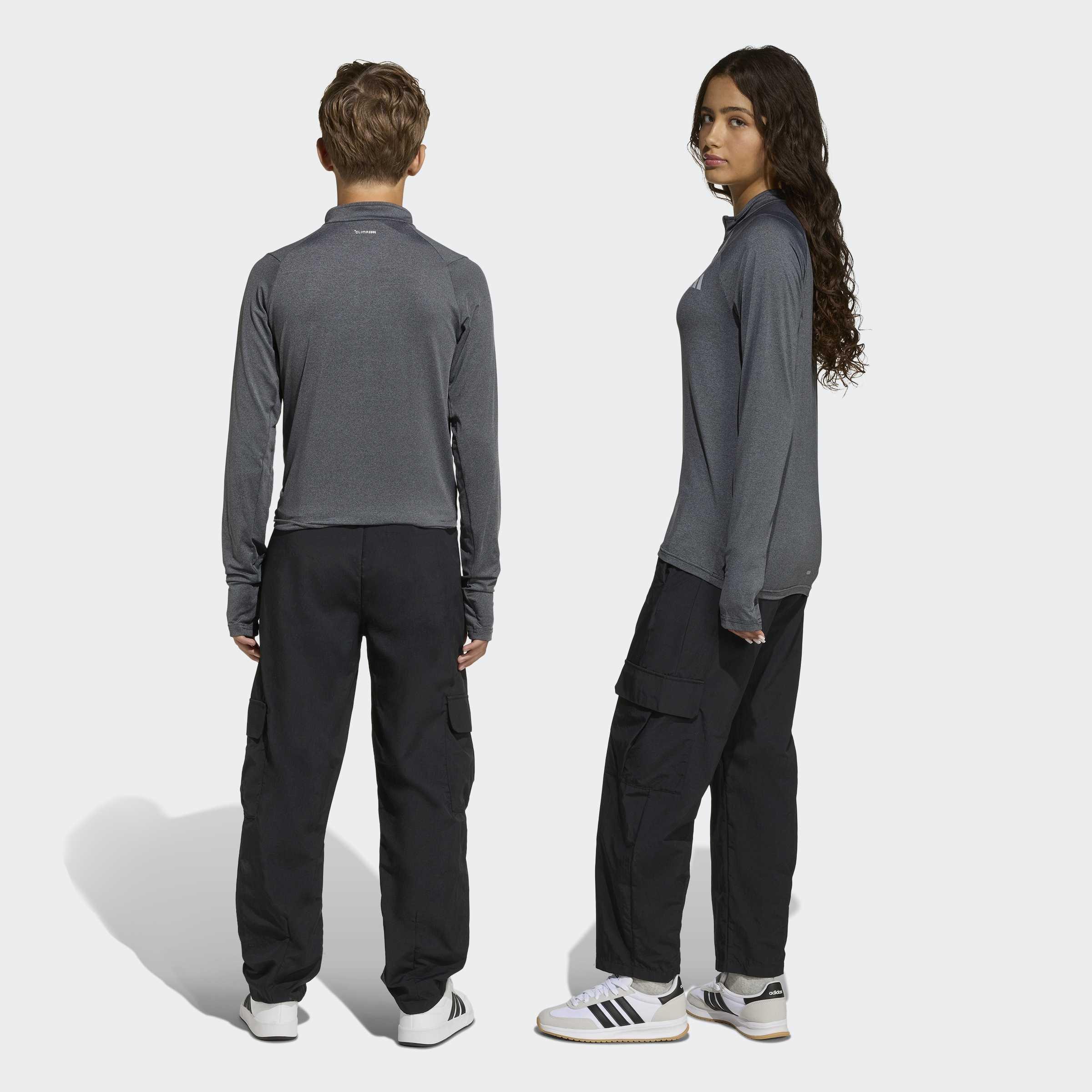 Kids Unisex Future Icons Cargo O-Shaped Longer Length Pant, Black, A701_ONE, large image number 2