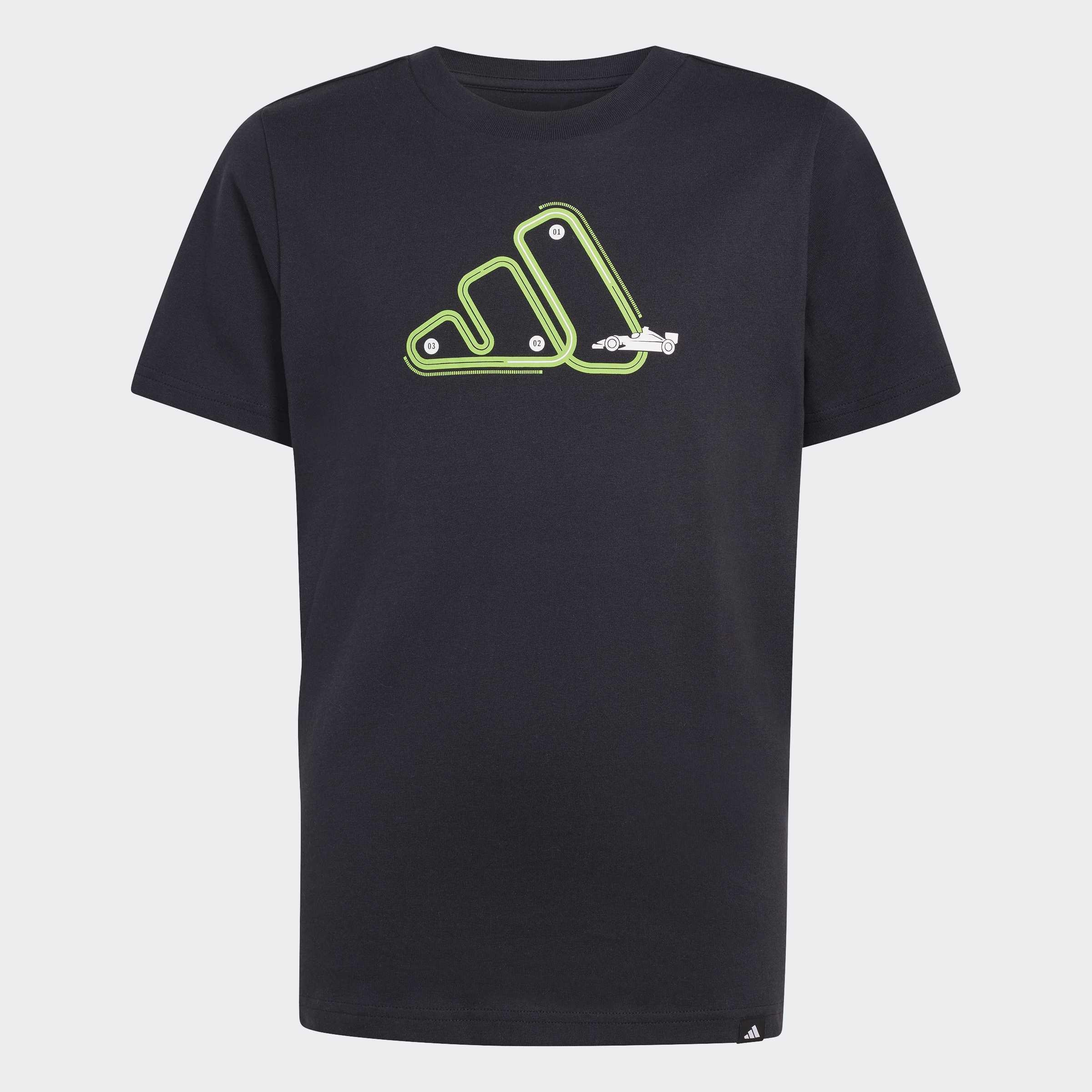 Kids Unisex Adrenaline Aesthetic Graphic T-Shirt, Black
