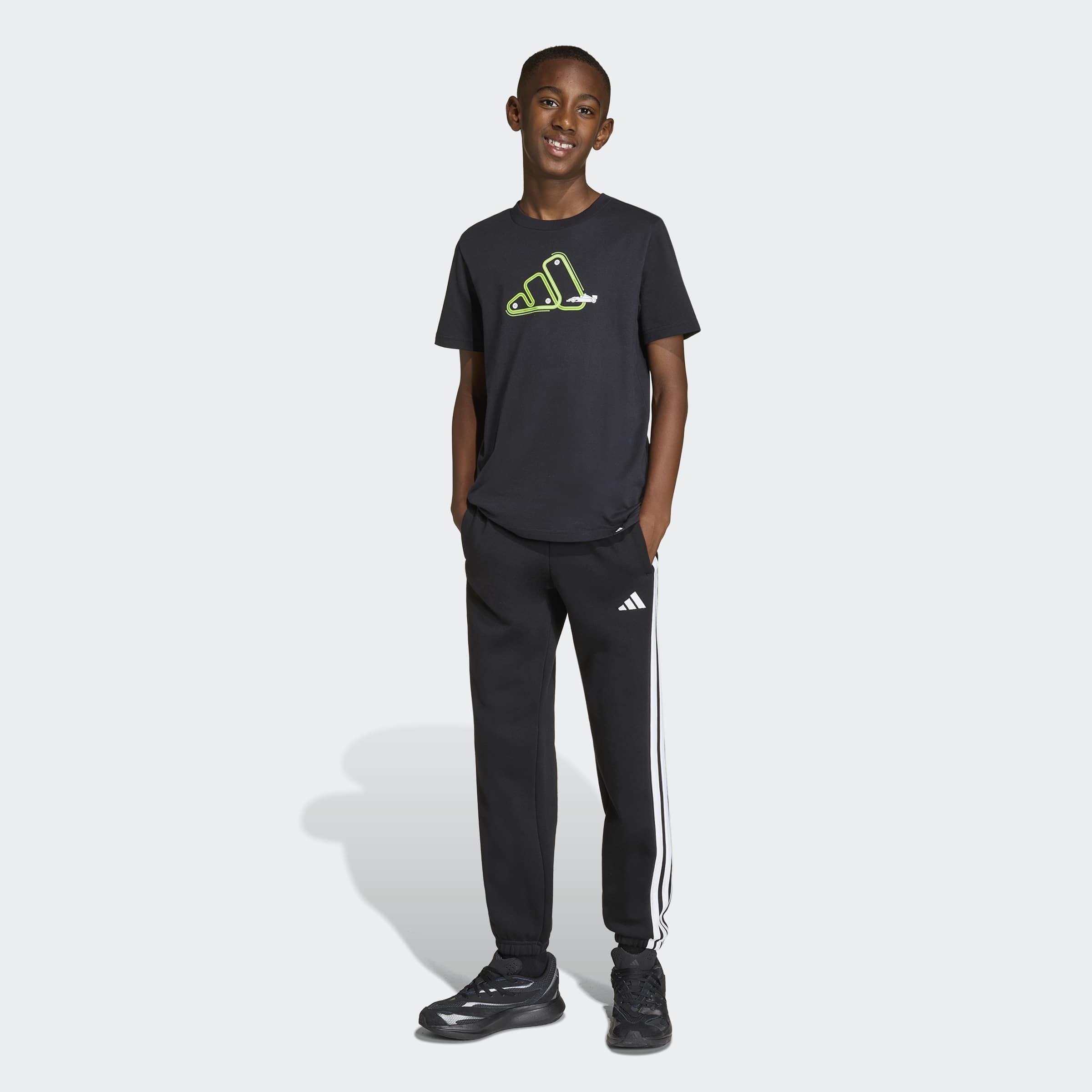Kids Unisex Adrenaline Aesthetic Graphic T-Shirt, Black, A701_ONE, large image number 7